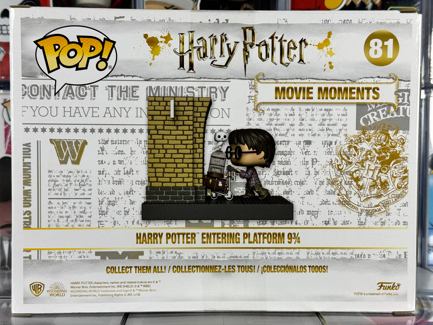 Harry Potter - Momento de la película - Harry Potter entrando a la plataforma 9 3/4 (81) abovedado