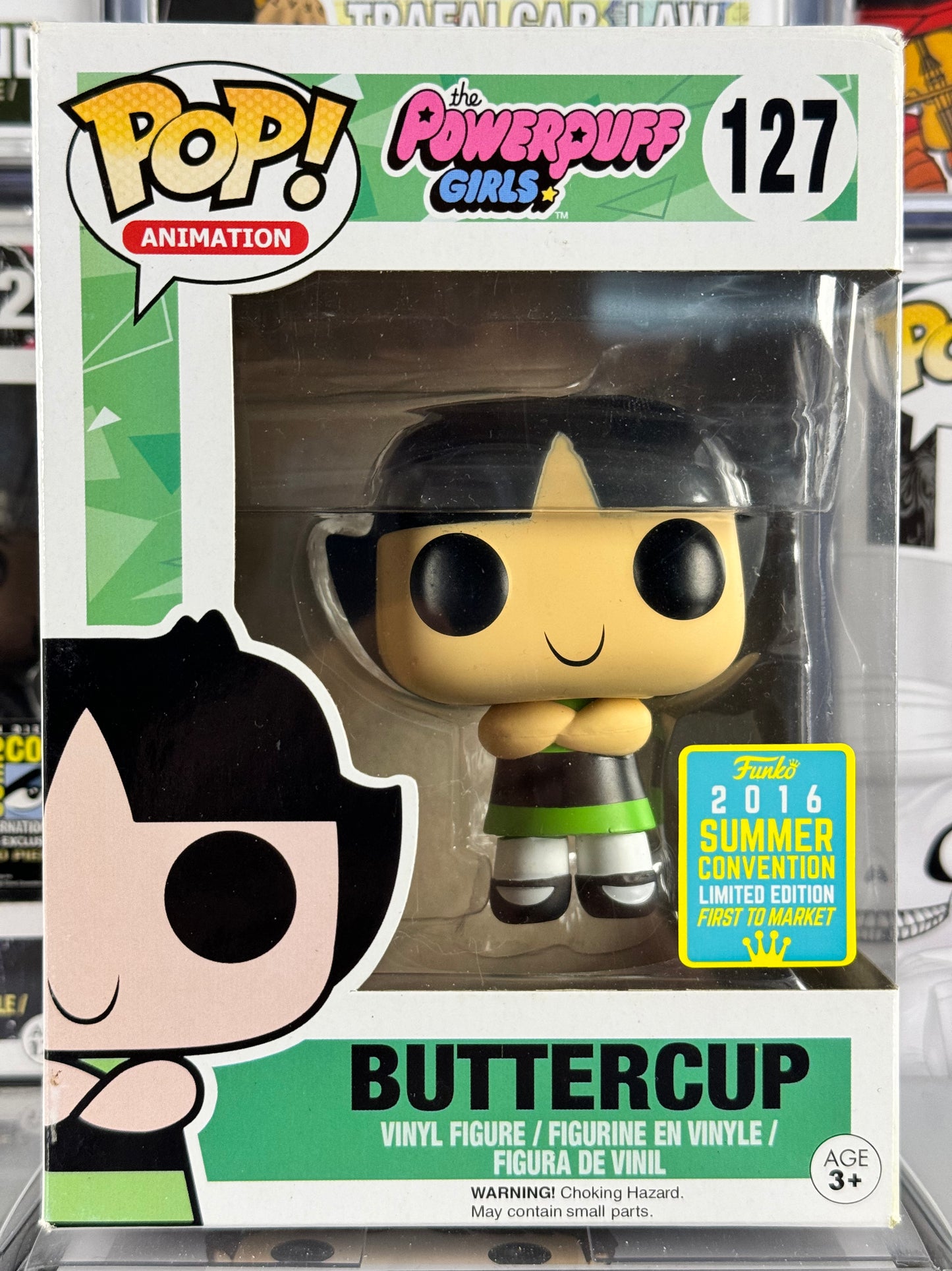 Powderpuff Girls - Buttercup (Primero en el mercado) (127) (Exclusivo de la Convención de Verano de 2016) Bóveda