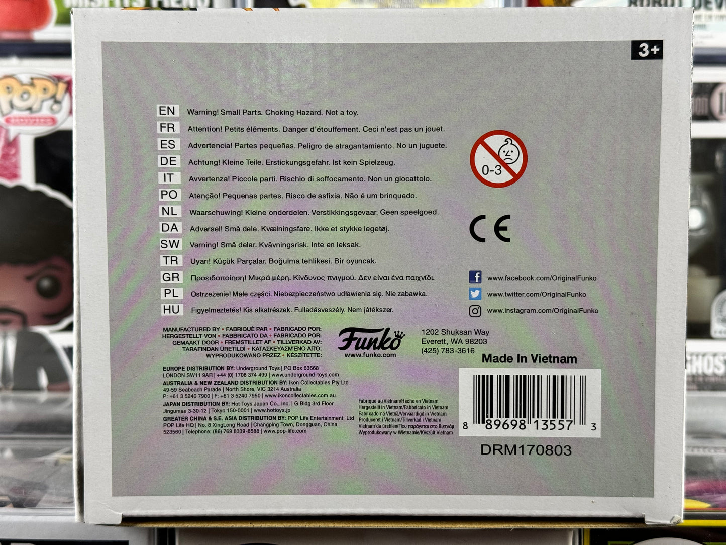 The Lord of the Rings - 6" - Balrog (Glow in the Dark) (448) Vaulted 2017 Fall Convention Exclusive