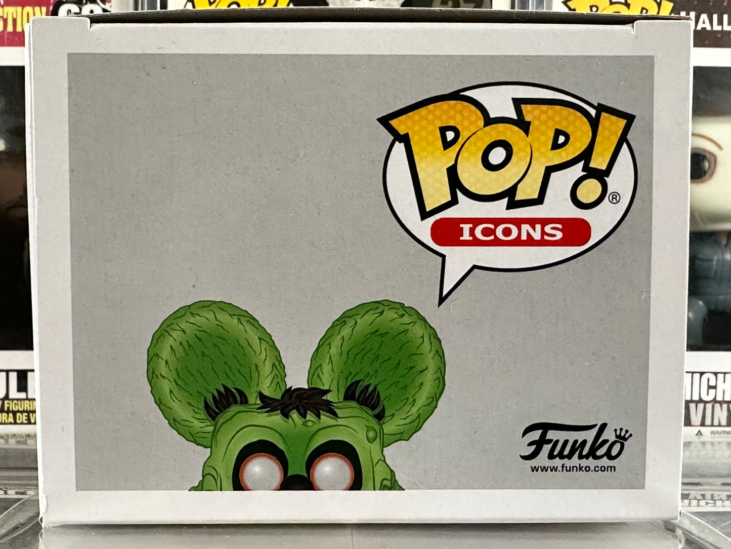 Pop Icons - Rat Fink (Black Chrome) (15) Vaulted 2019 Summer Convention Exclusive