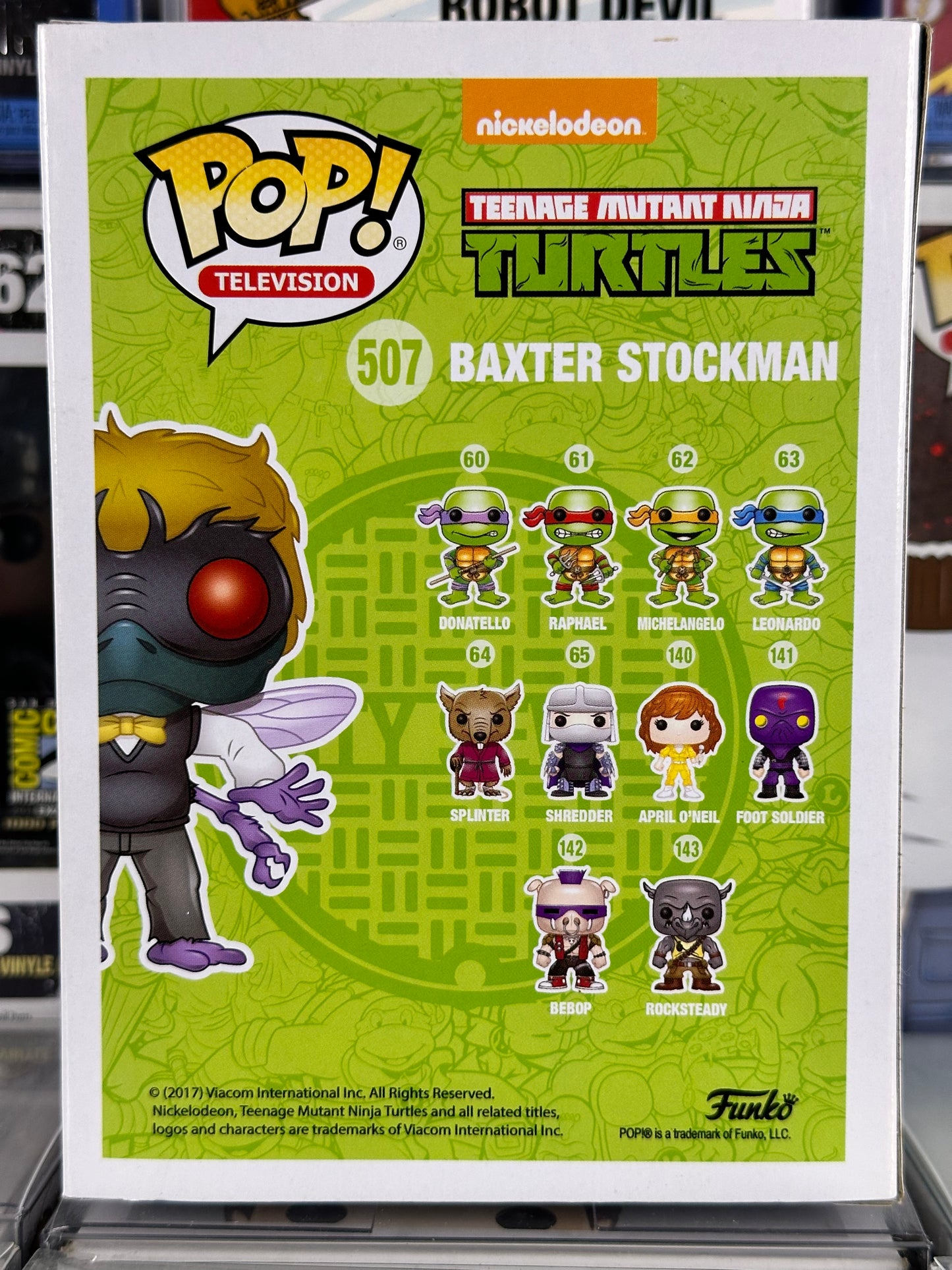 Tortugas Ninja - Baxter Stockman (507) Vaulted 2017 Exclusivo de la Convención de Verano