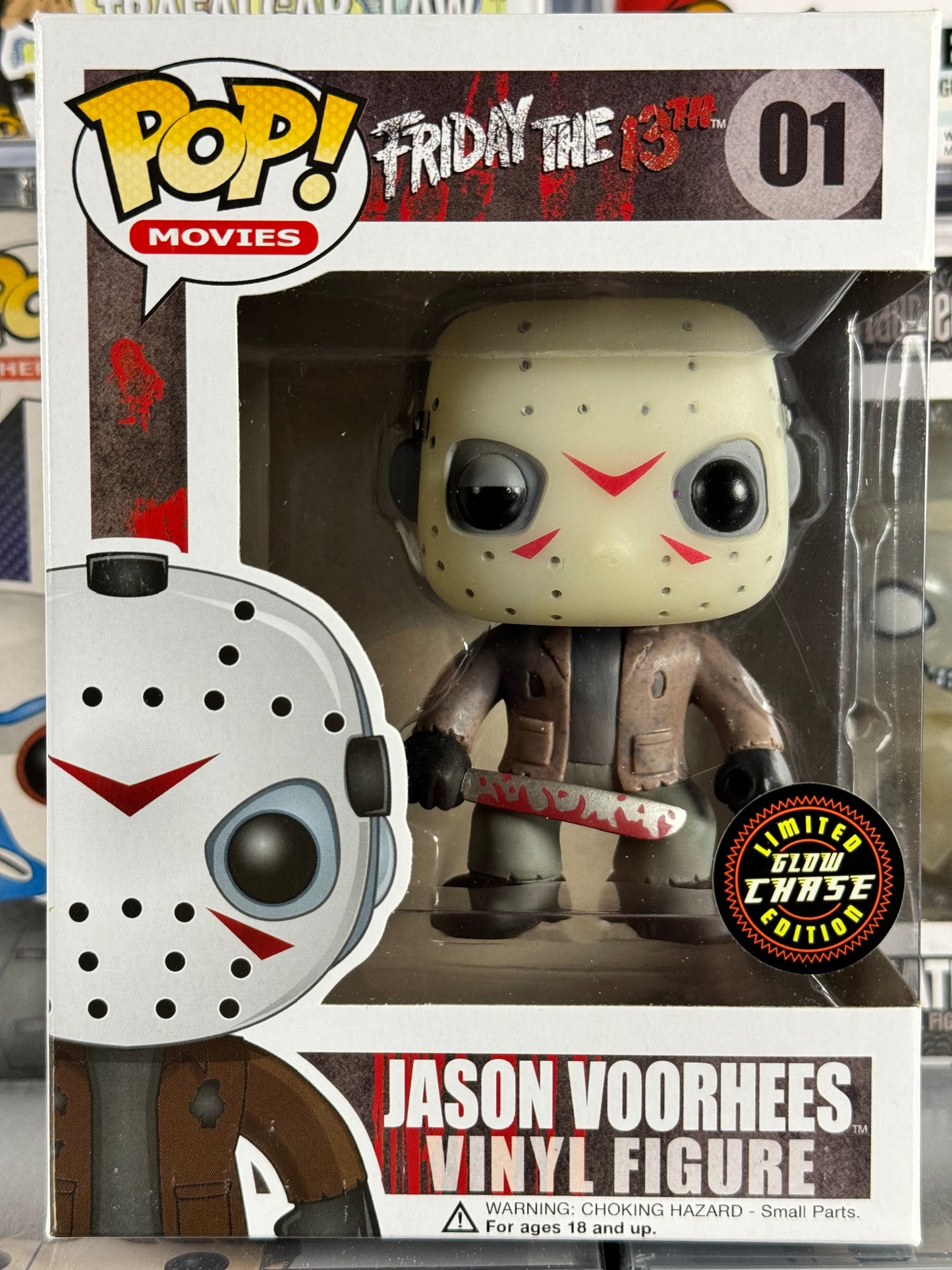 Friday the 13th - Jason Voorhees (01) GLOWING CHASE (TEAL)