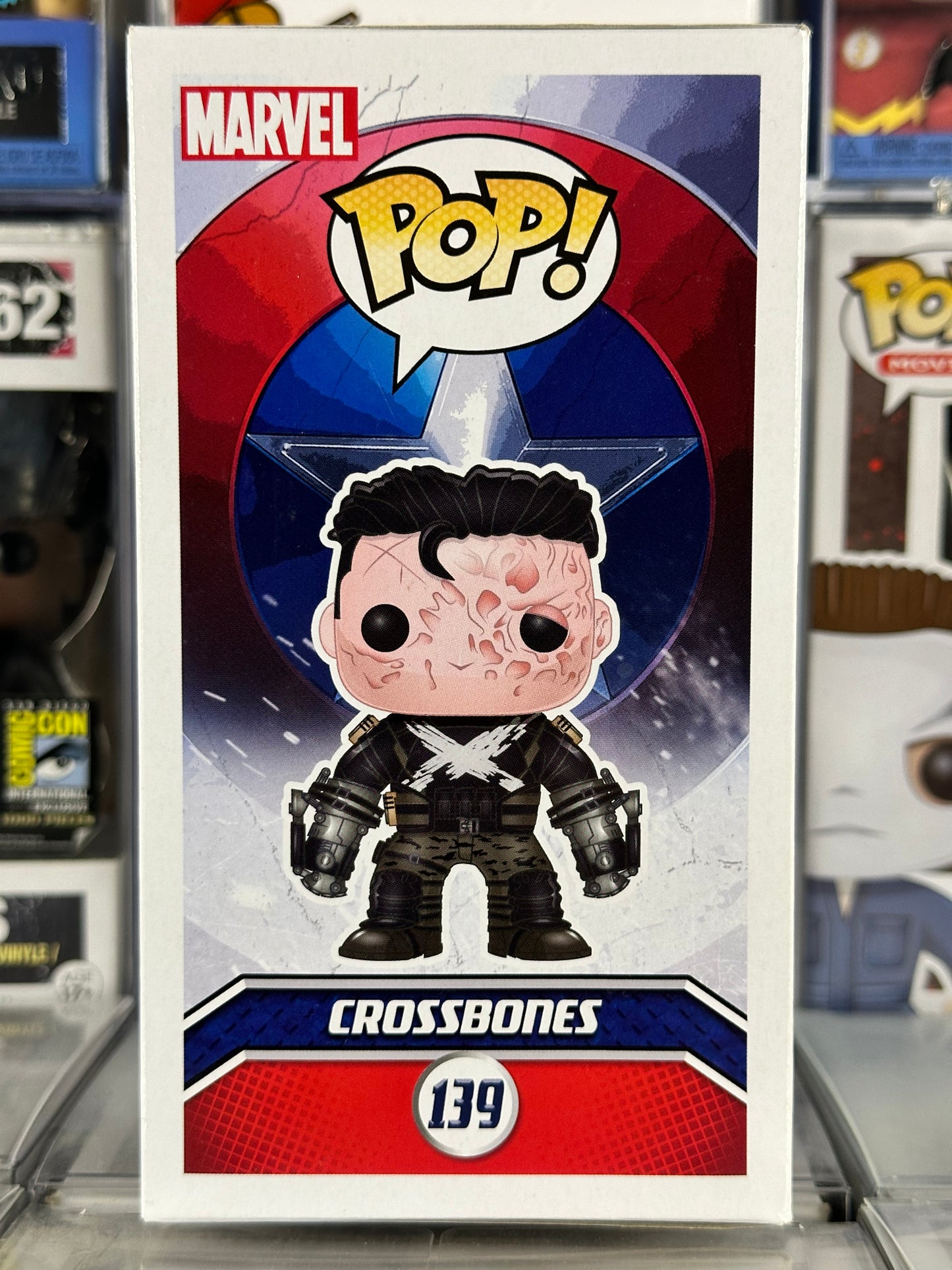Marvel Capitán América Civil War - Crossbones (desenmascarado) (139) Exclusivo de juguetes subterráneos abovedados