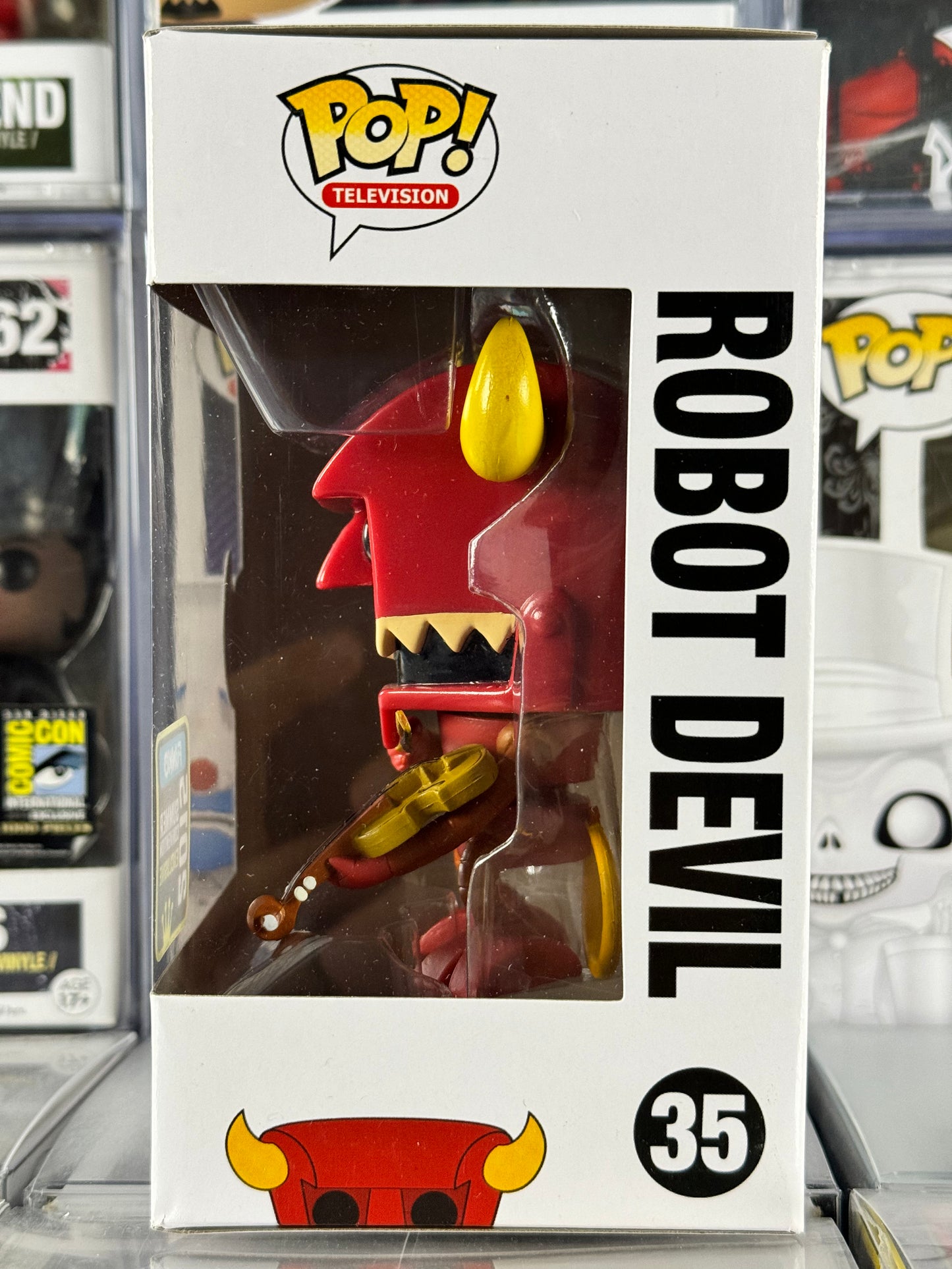 Futurama - Robot Devil (con violín) (35) Exclusivo de la convención de verano 2015 abovedado