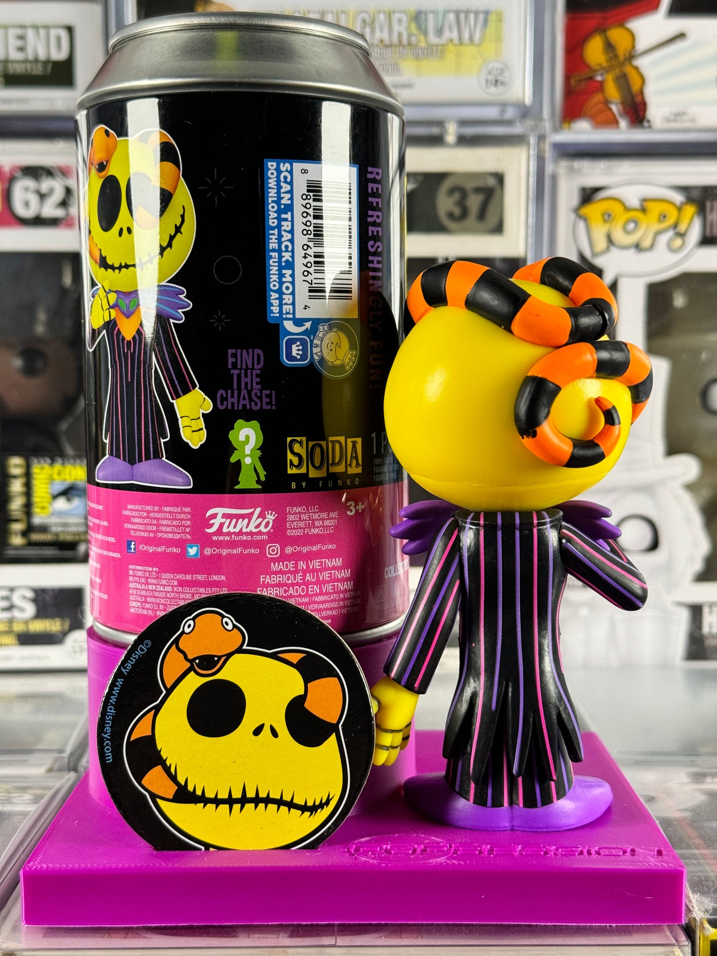 SODA Pop! - Disney The Nightmare Before Christmas - Jack Skellington (w/ Worms) Blacklight