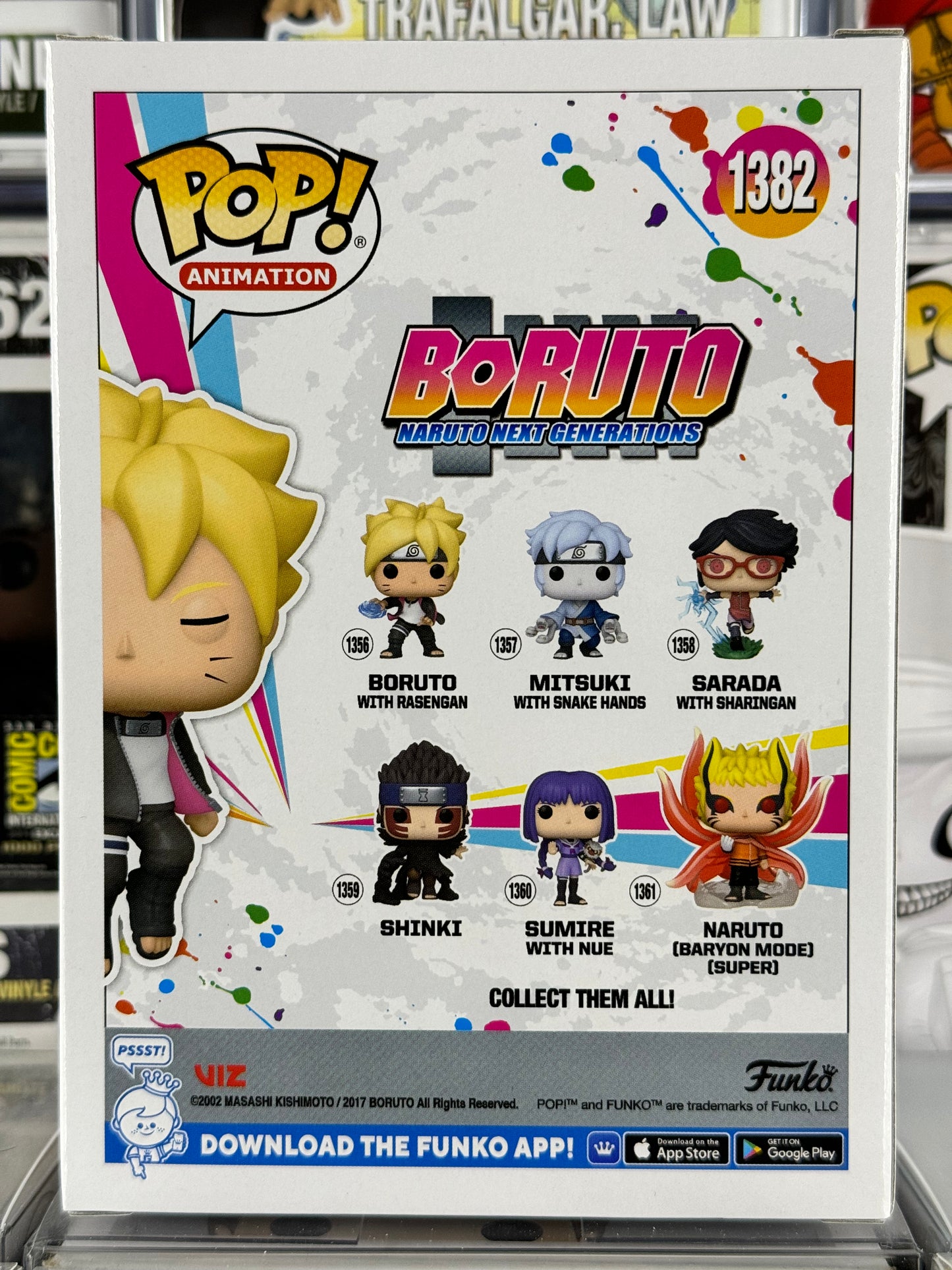 Boruto Naruto Next Generations - Boruto (Transformación Momoshiki) (1382) 2023 SDCC Toystop Collectibles Exclusivo