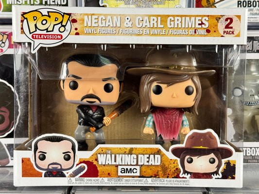 The Walking Dead - Negan & Carl Grimes (2-Pack) Vaulted