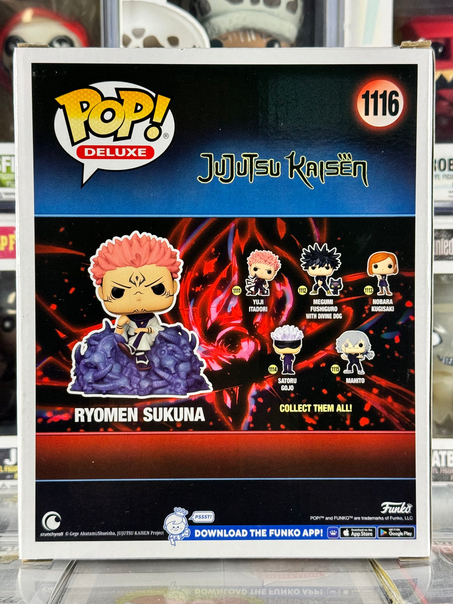 Jujutsu Kaisen - 6" - Ryomen Sukuna (En el trono) (Brilla en la oscuridad) (1116) Exclusivo de Walmart