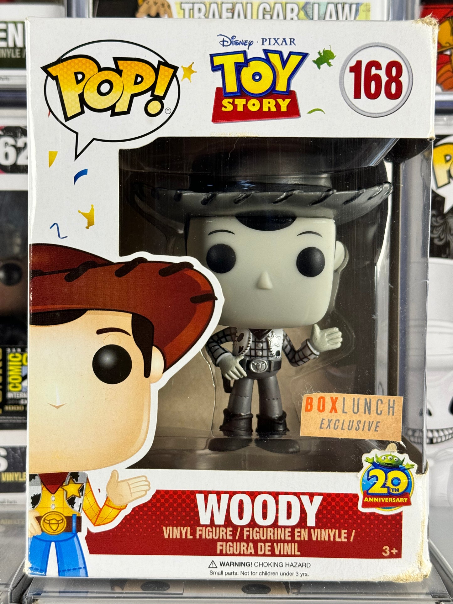 Disney Pixar Toy Story - 20th Anniversary - Woody (Black & White) (168) Vaulted BoxLunch Exclusive