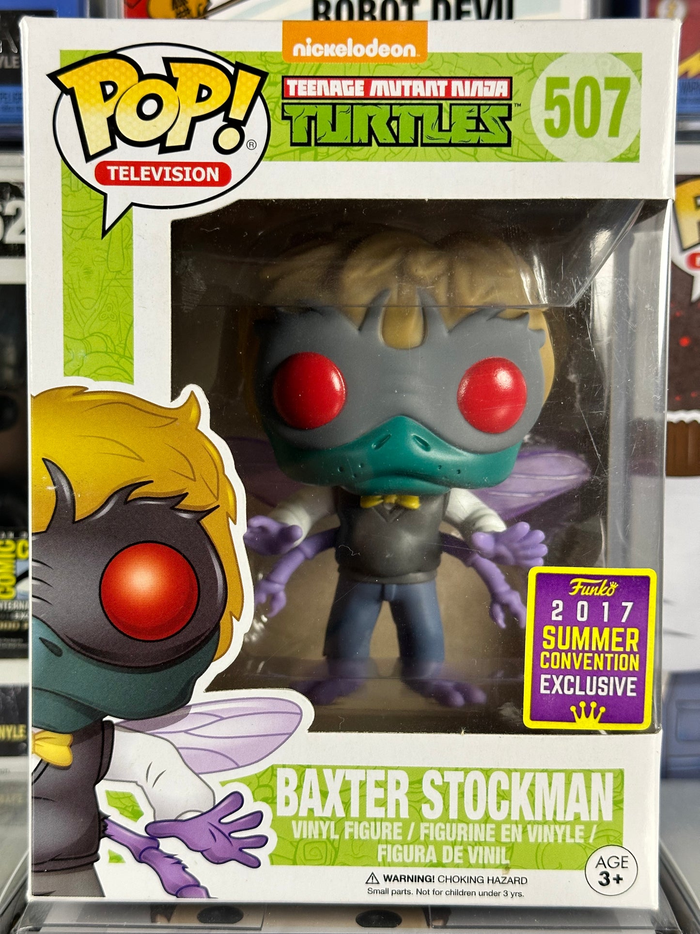 Tortugas Ninja - Baxter Stockman (507) Vaulted 2017 Exclusivo de la Convención de Verano