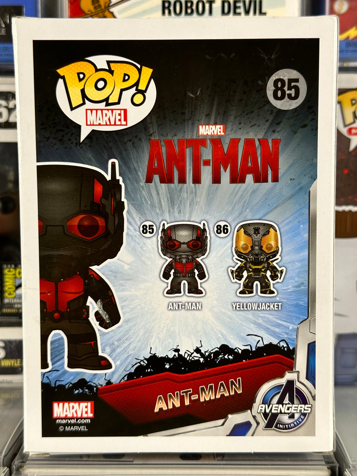 Marvel Ant-Man - Ant-Man (Black Out) (85) Vaulted 2015 SDCC Exclusivo