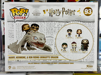 Wizarding Word of Harry Potter - Rides - Harry, Hermione & Ron Riding Gringotts' Dragon (93)