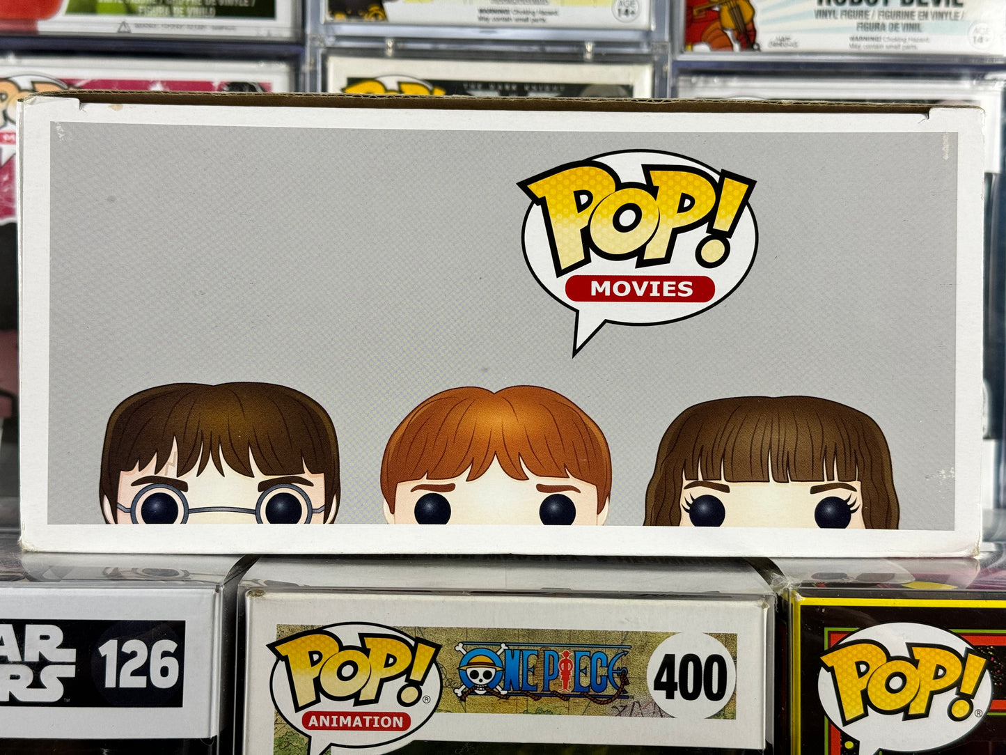 Harry Potter - Harry Potter, Ron Weasley y Hermione Granger (paquete de 3) abovedado