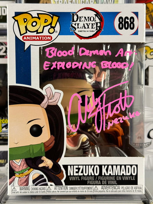 Demon Slayer - Nezuko Kamado (868) AUTOGRAPHED BY ABBY TROTT