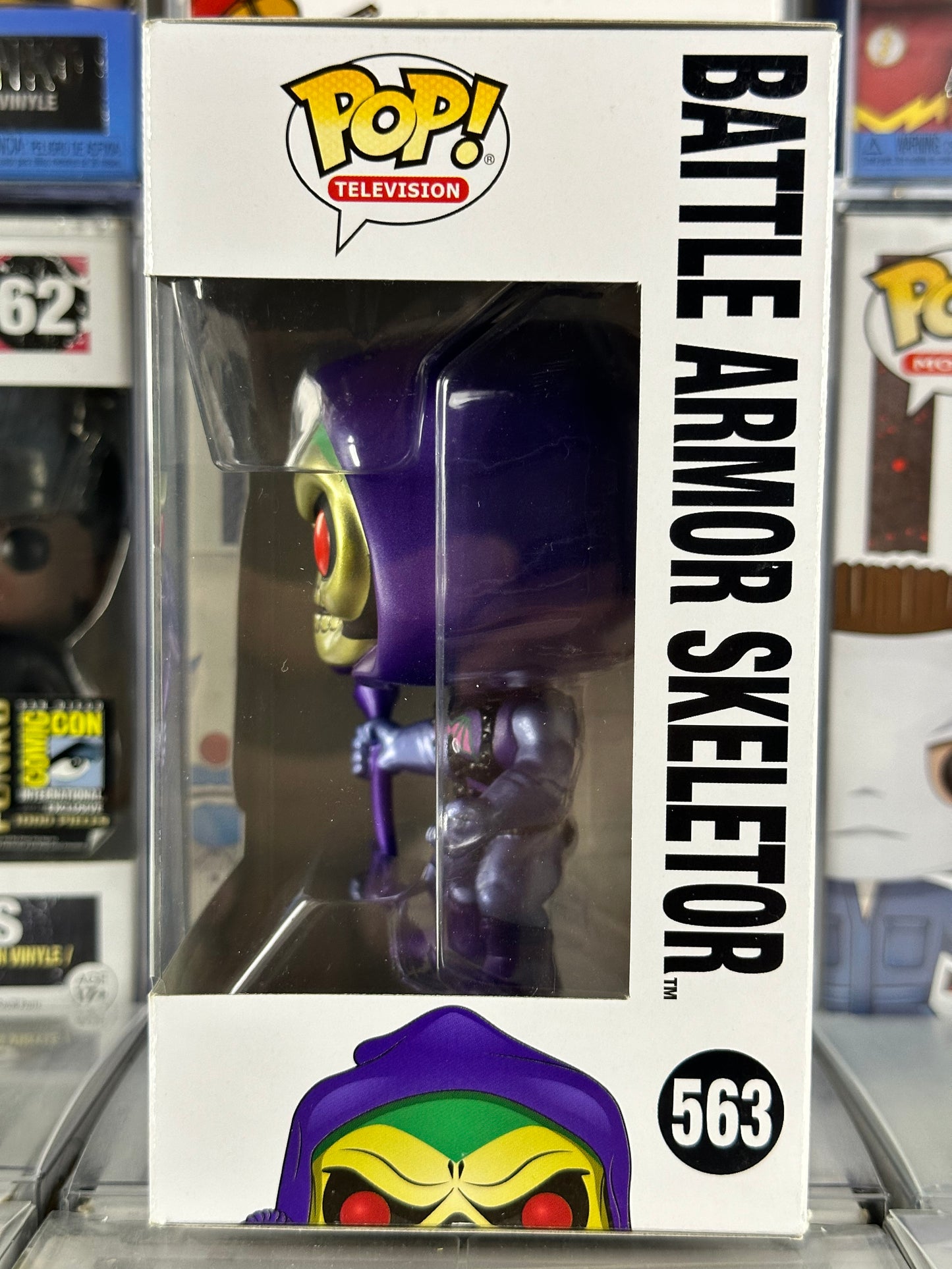 Masters of the Universe - Armadura de batalla Skeletor (metálica) (263) abovedada