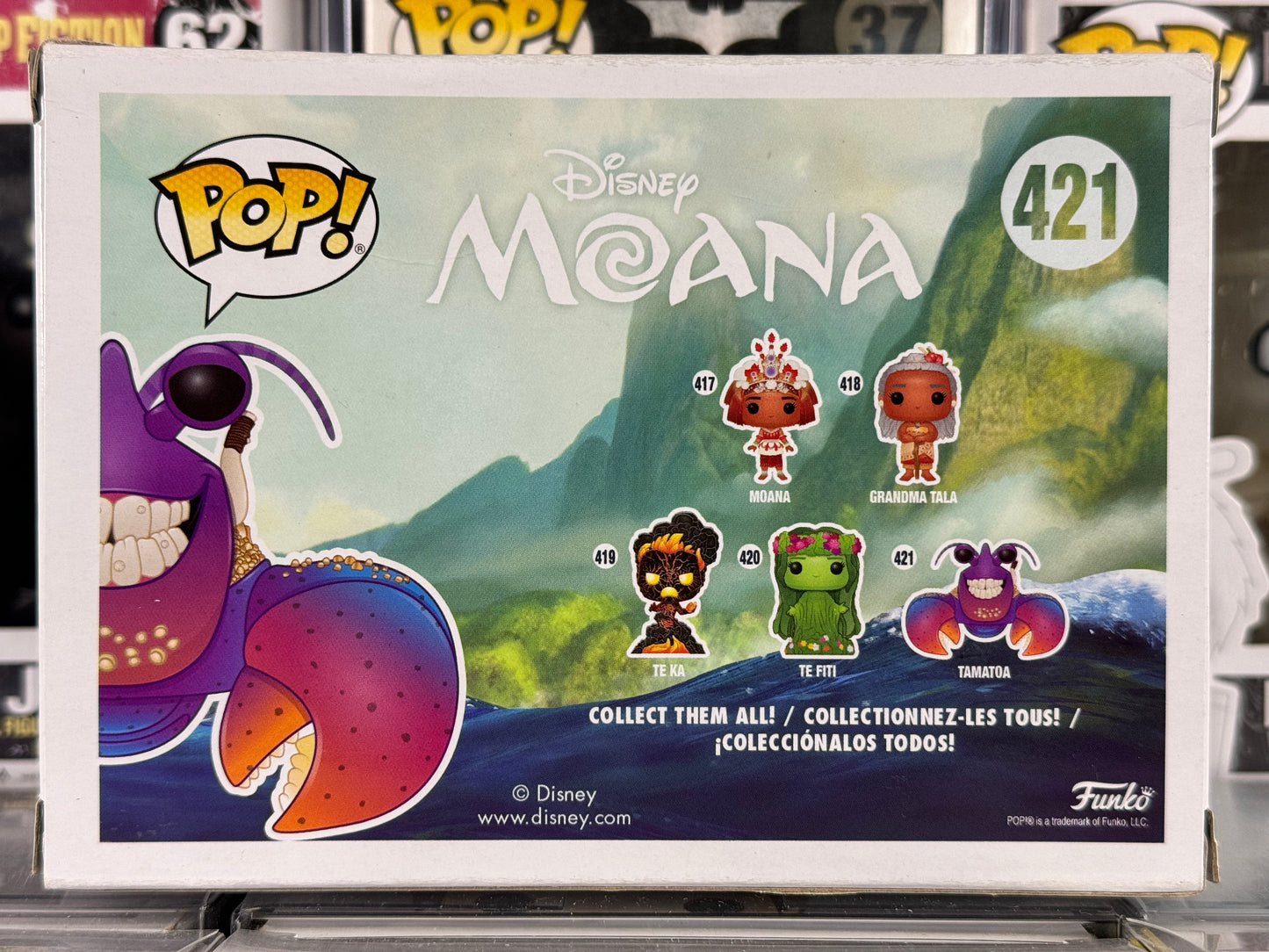 Disney Moana - Tamatoa (Neon) (Glow in the Dark) (421) Vaulted 2018 Summer Convention Exclusive