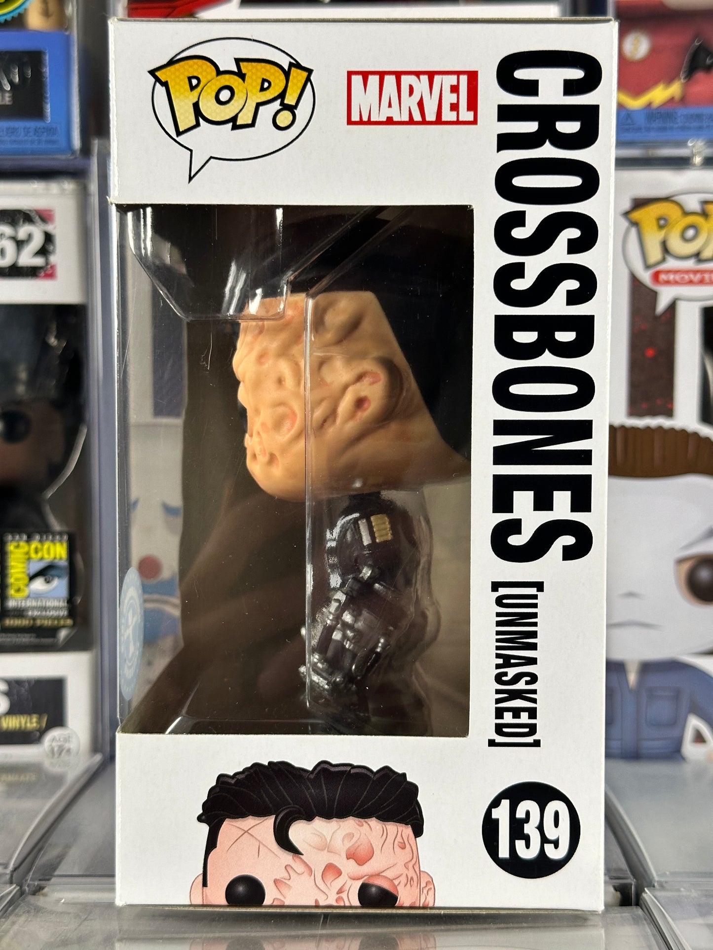 Marvel Capitán América Civil War - Crossbones (desenmascarado) (139) Exclusivo de juguetes subterráneos abovedados