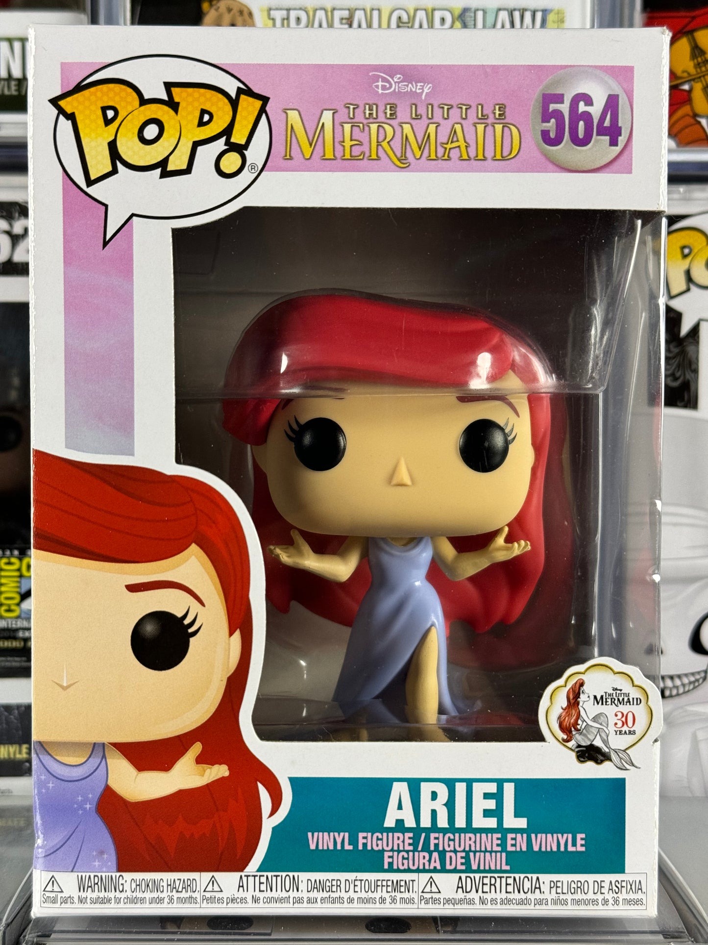 Disney La Sirenita - Ariel (vestido morado) (564) abovedado