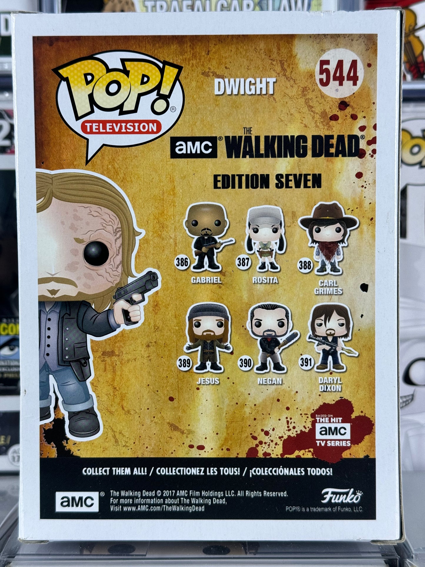 The Walking Dead - Dwight (Burnt Face) (544) Exclusivo de la convención de otoño de 2017