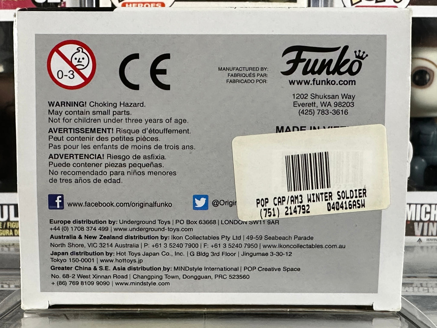 Marvel Captain America Civil War - Winter Soldier (129) Vaulted