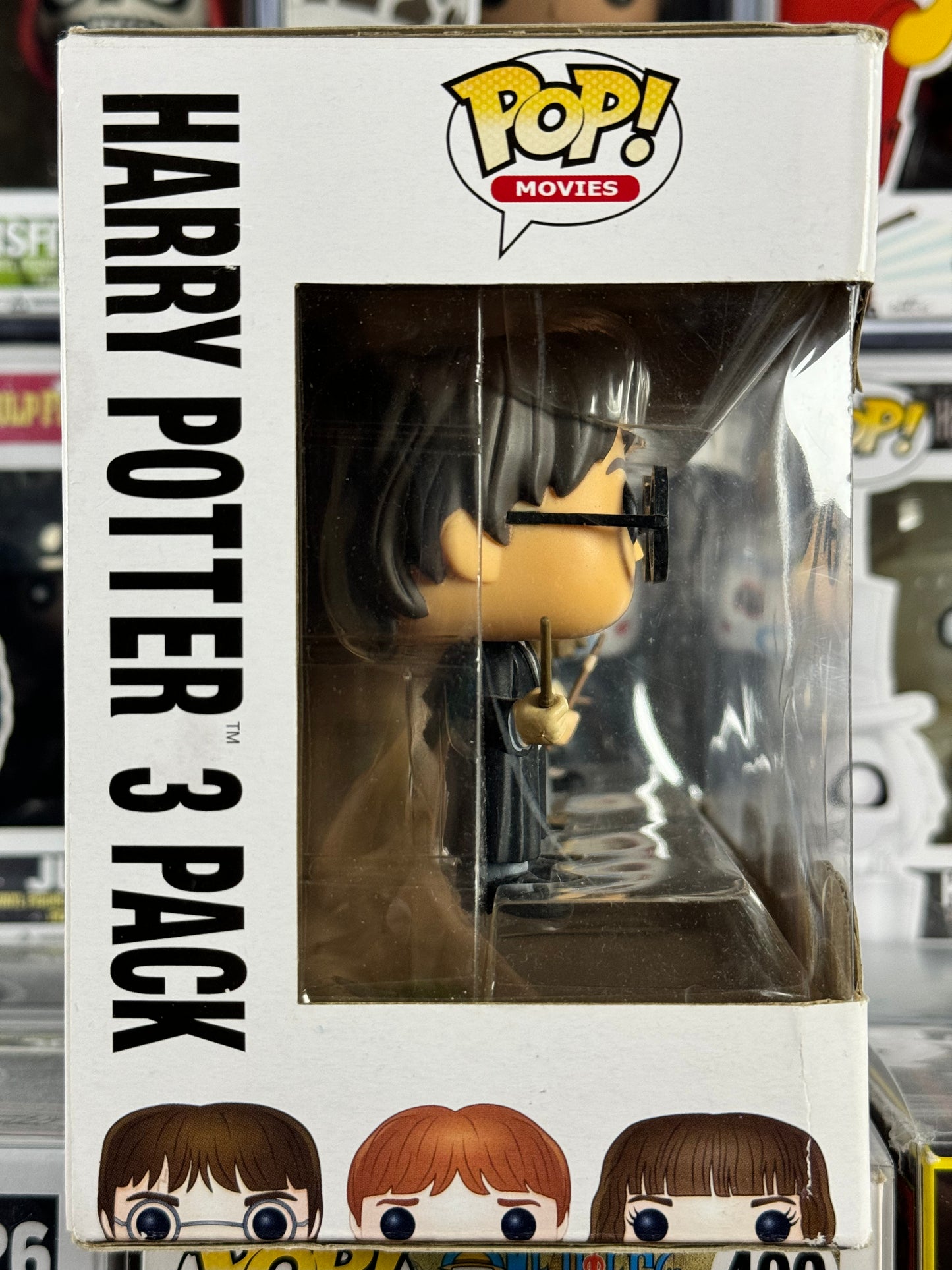 Harry Potter - Harry Potter, Ron Weasley y Hermione Granger (paquete de 3) abovedado