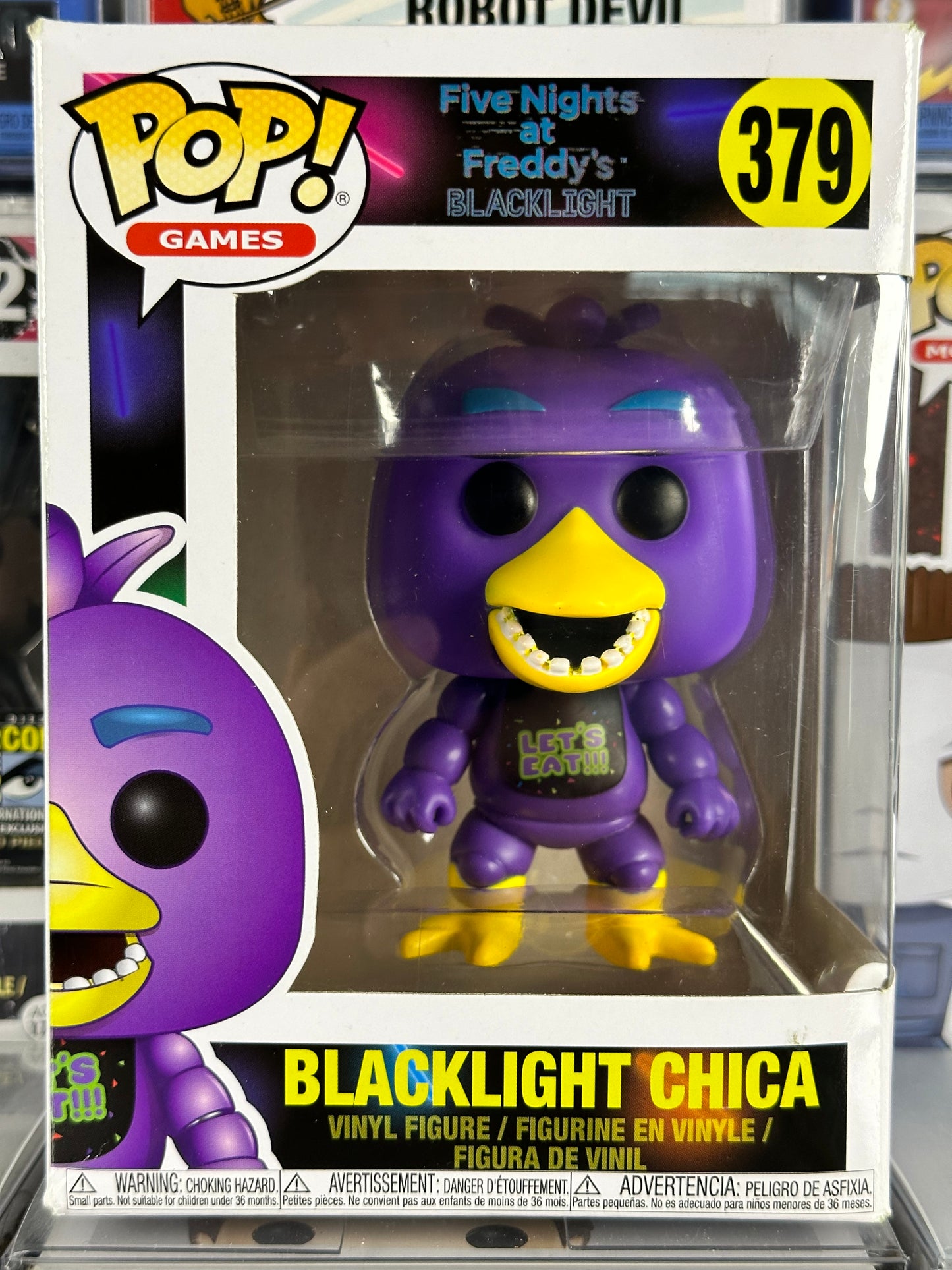 Five Nights At Freddy's Blacklight - Blacklight Chica (379) Vaulted