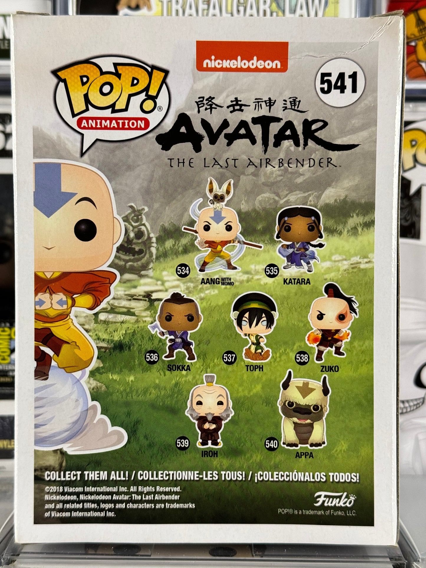 Avatar - Aang en Air Scooter (541) Vaulted Hot Topic Exclusivo GLOWING CHASE