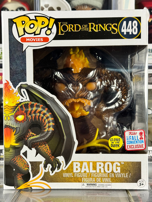 The Lord of the Rings - 6" - Balrog (Glow in the Dark) (448) Vaulted 2017 Fall Convention Exclusive