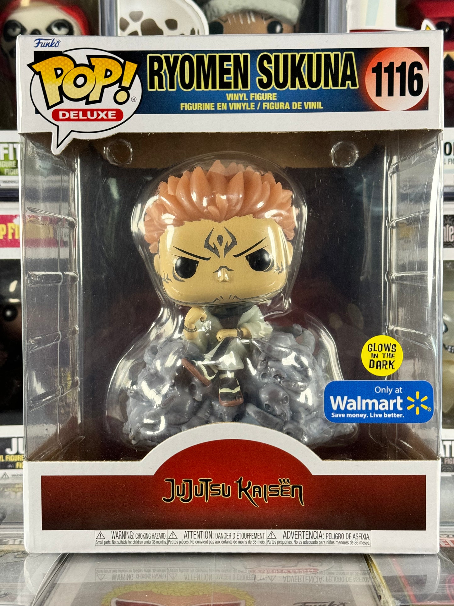 Jujutsu Kaisen - 6" - Ryomen Sukuna (En el trono) (Brilla en la oscuridad) (1116) Exclusivo de Walmart