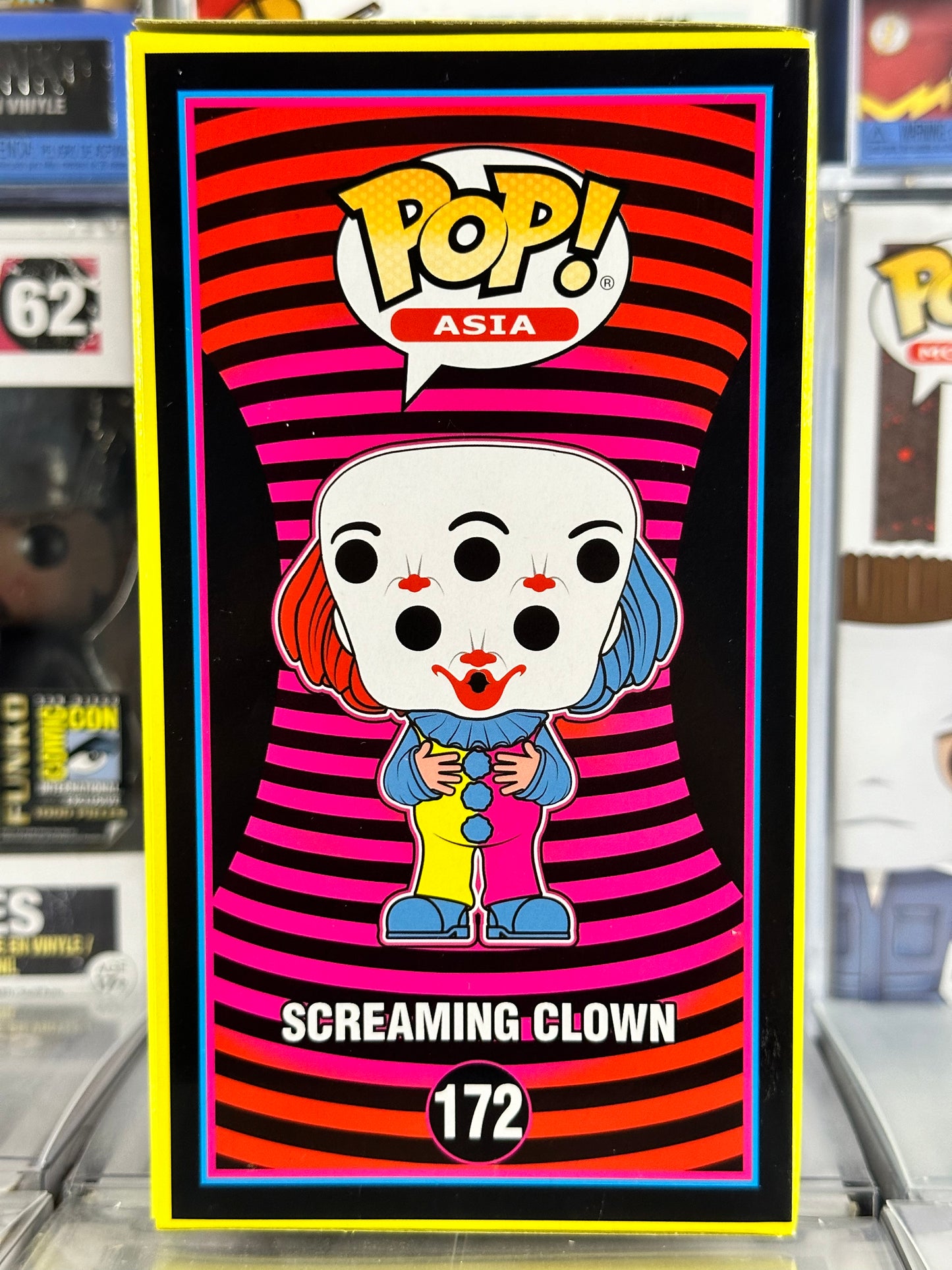 Pop Asia - Ron English - Screaming Clown (Blacklight) (172) Chinese Market Exclusive