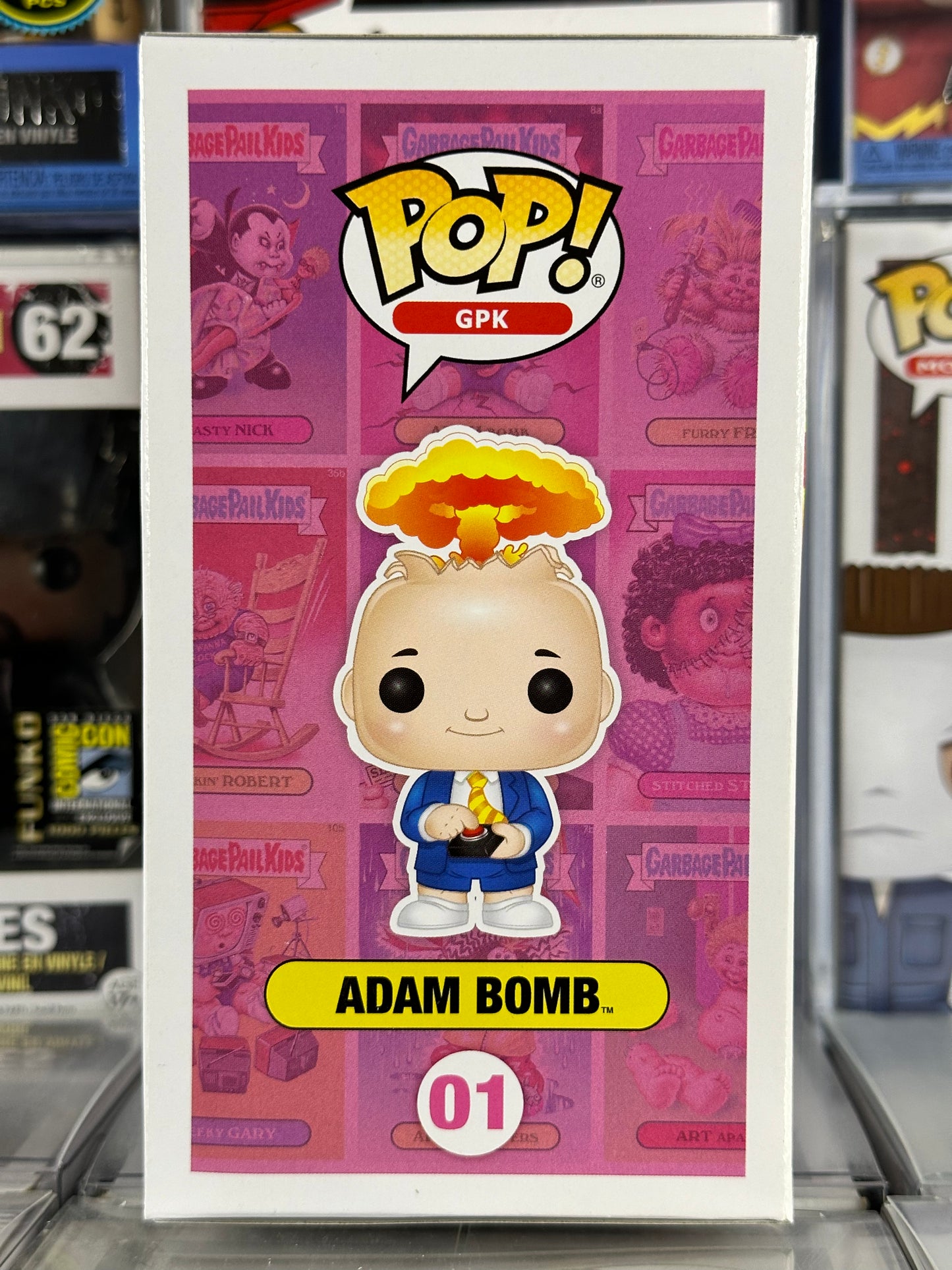 Garbage Pail Kids - Adam Bomb (Metallic) (01) Vaulted Toy Tokyo 2018 NYCC Exclusive