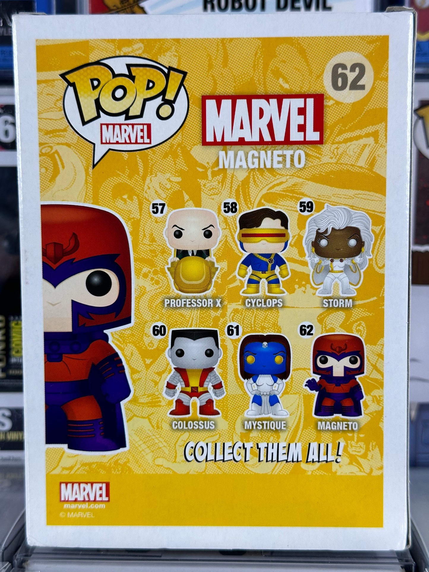 Marvel - Magneto (Metallic) (62) Vaulted Hot Topic Exclusive