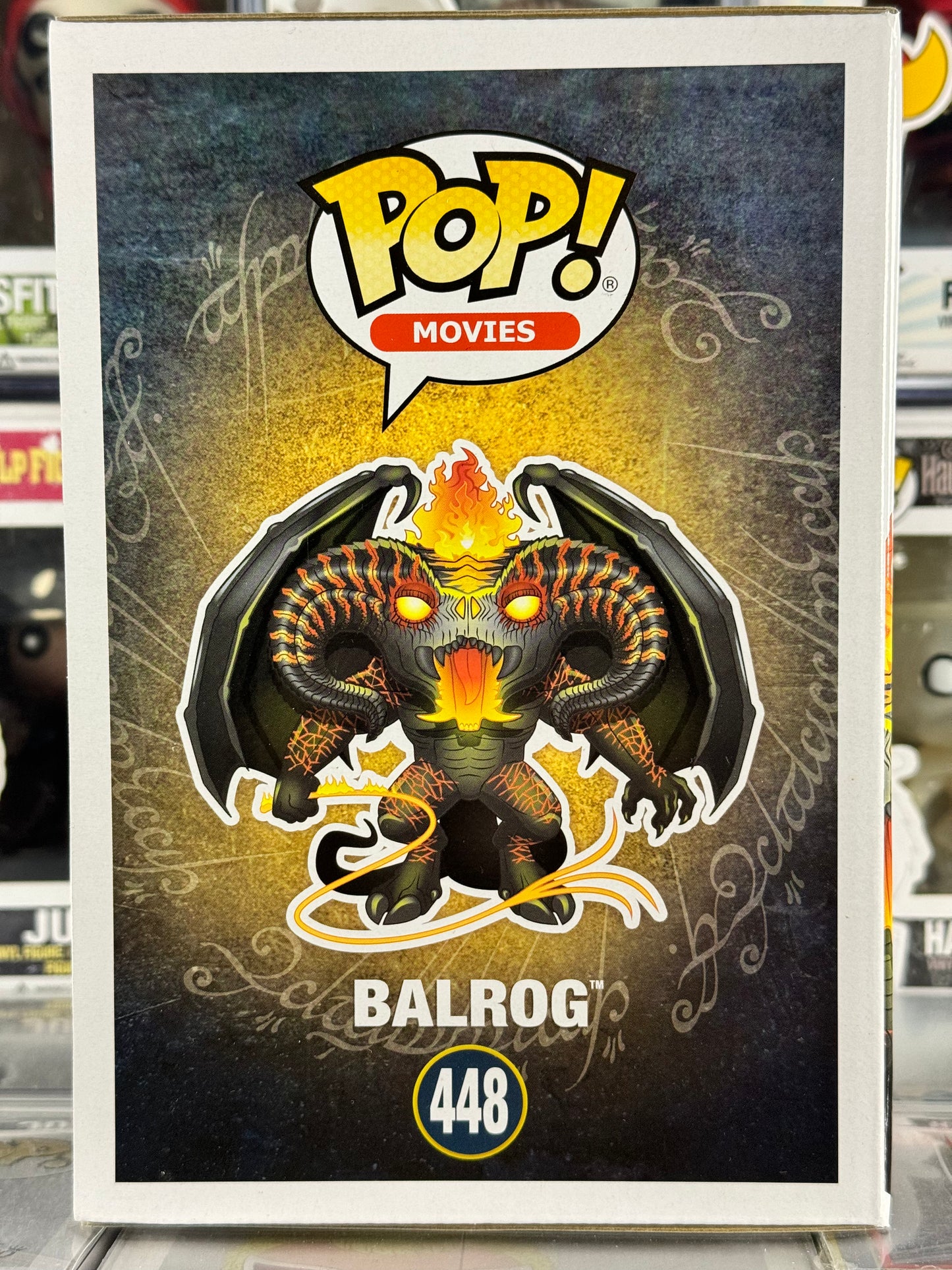 The Lord of the Rings - 6" - Balrog (Glow in the Dark) (448) Vaulted 2017 Fall Convention Exclusive