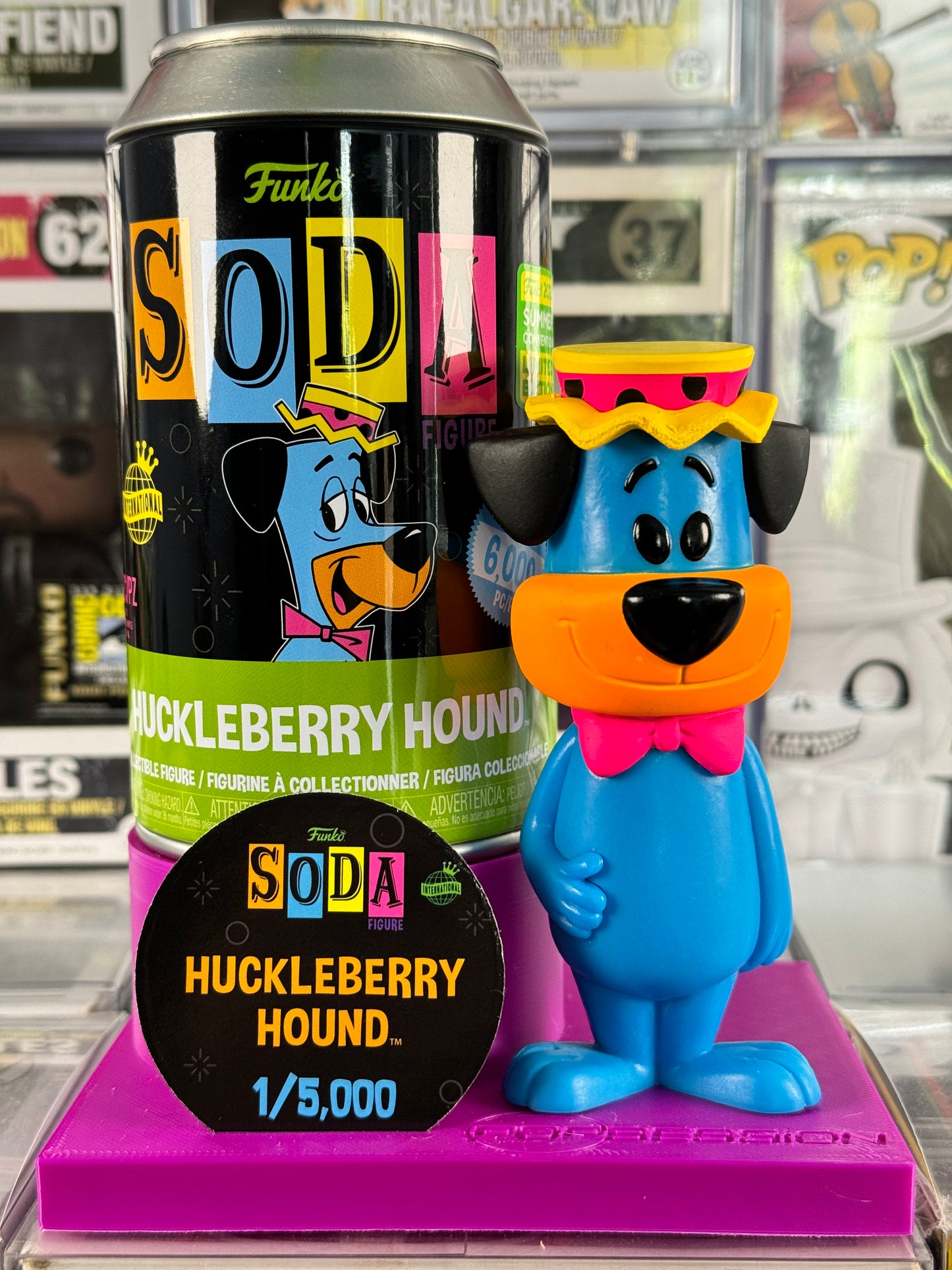 SODA Pop! - Huckleberry Hound (Blacklight) (Blue) (2022 Summer Convention)