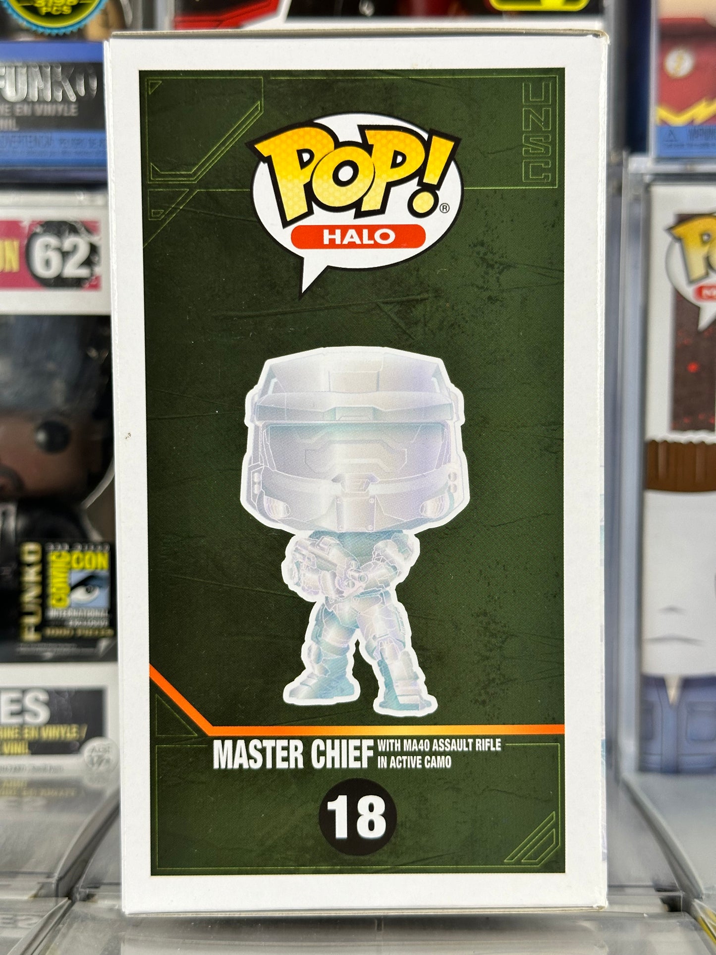 Halo - Master Chief with MA40 Assault Rifle in Active Camo (18) Vaulted