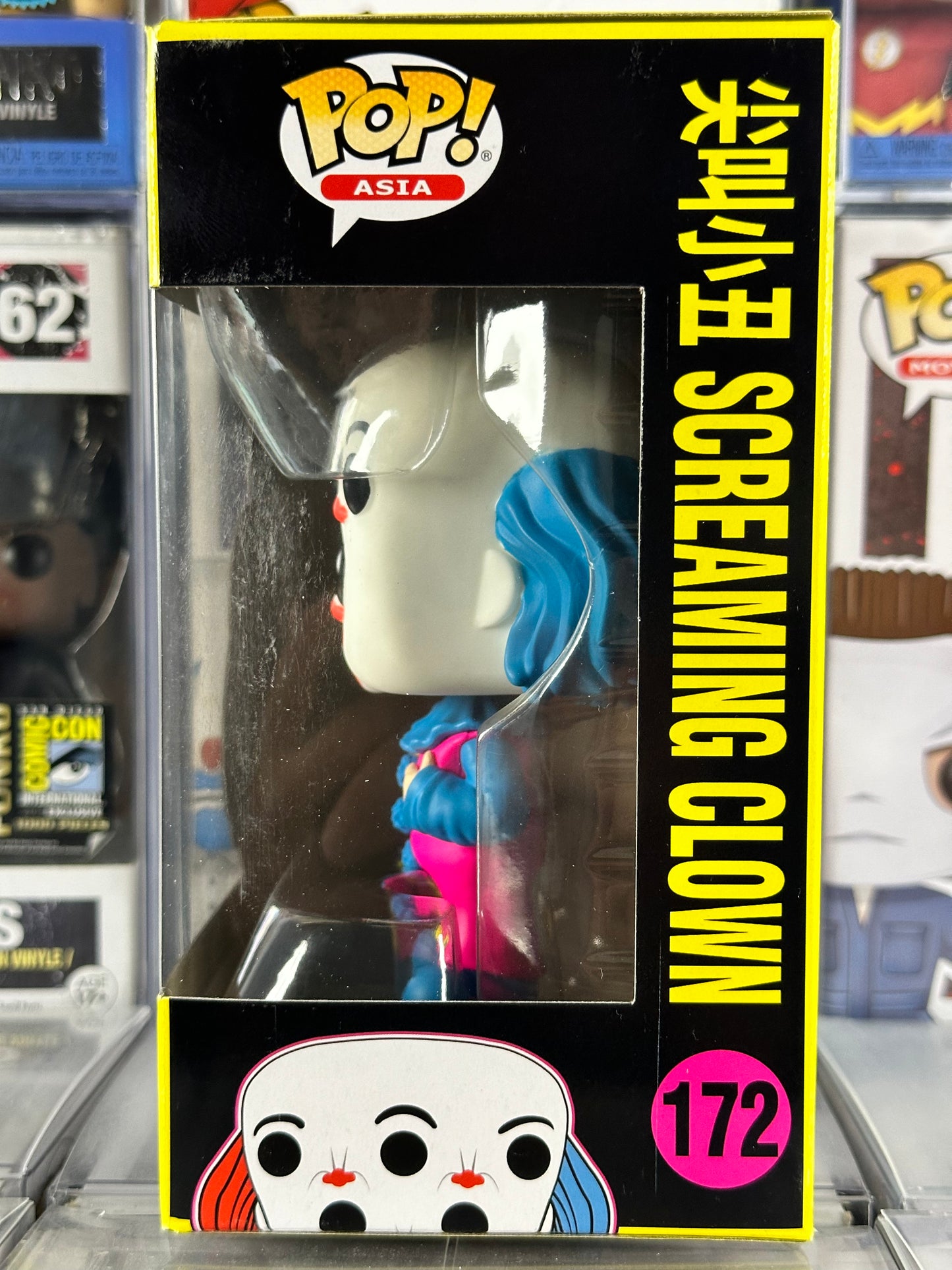 Pop Asia - Ron English - Screaming Clown (Blacklight) (172) Chinese Market Exclusive