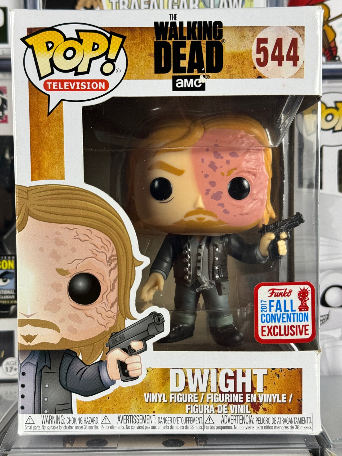 The Walking Dead - Dwight (Burnt Face) (544) Exclusivo de la convención de otoño de 2017