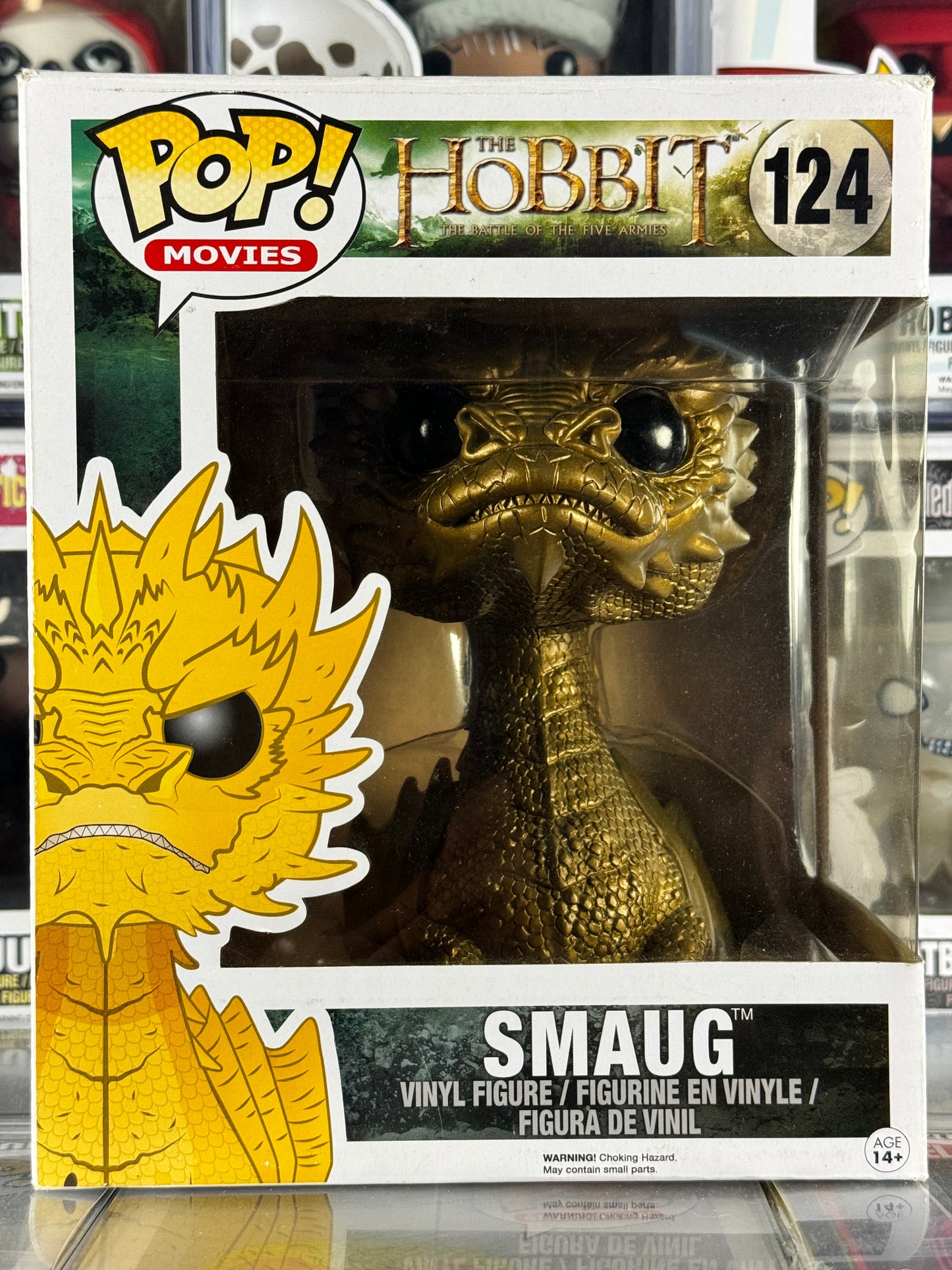 The Lord of the Rings - 6" - Smaug (Gold Metallic) (124) Vaulted