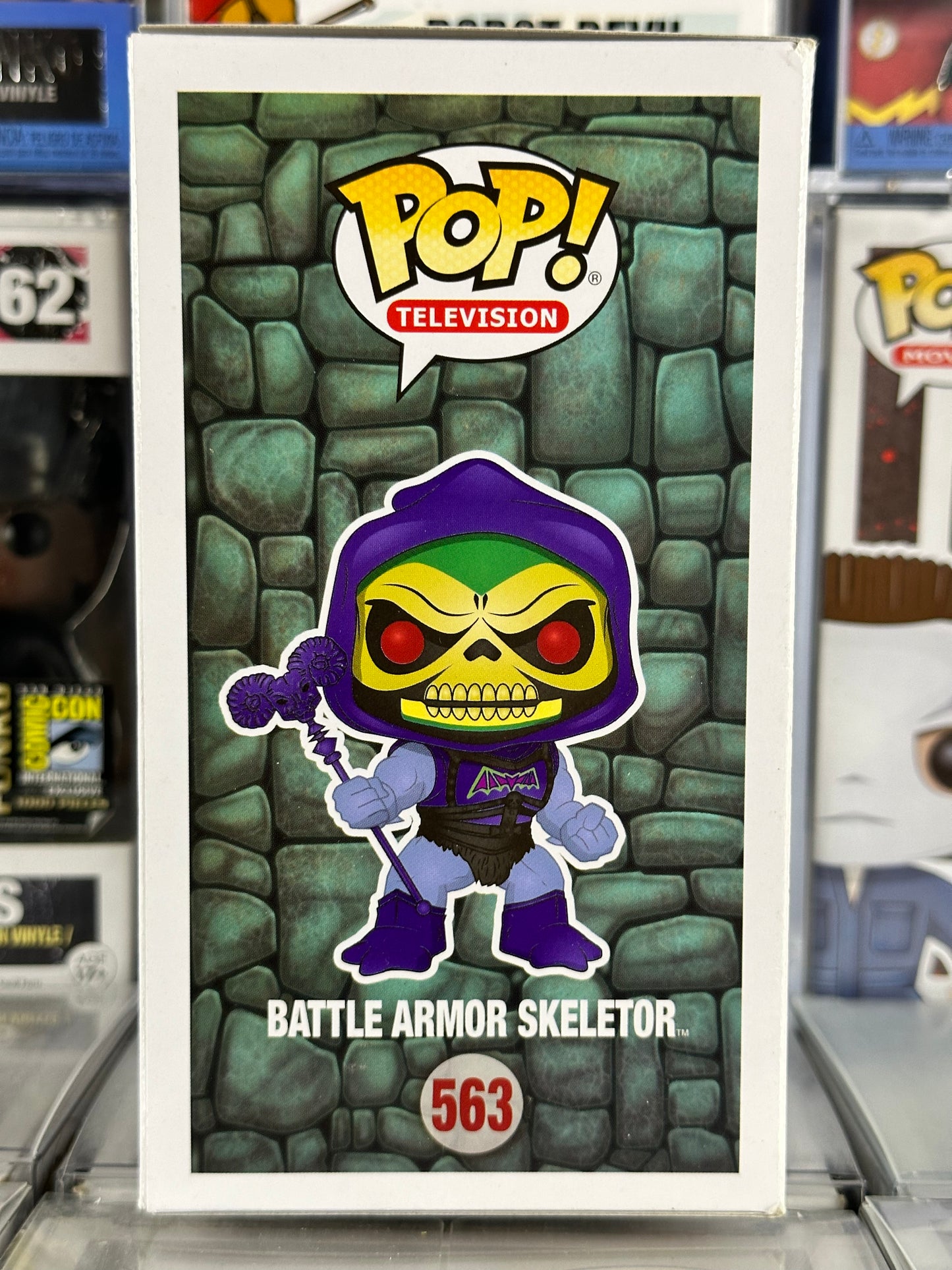 Masters of the Universe - Armadura de batalla Skeletor (metálica) (263) abovedada