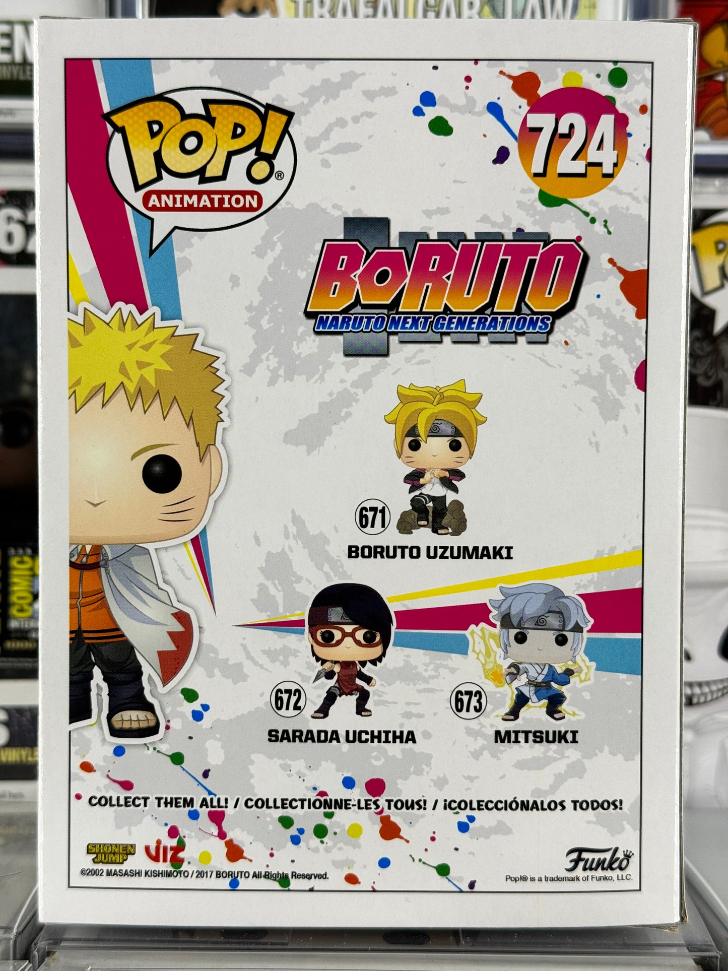 Boruto Naruto Next Generations - Naruto (Hokage) (Brilla en la oscuridad) (724) CHASE BRILLANTE