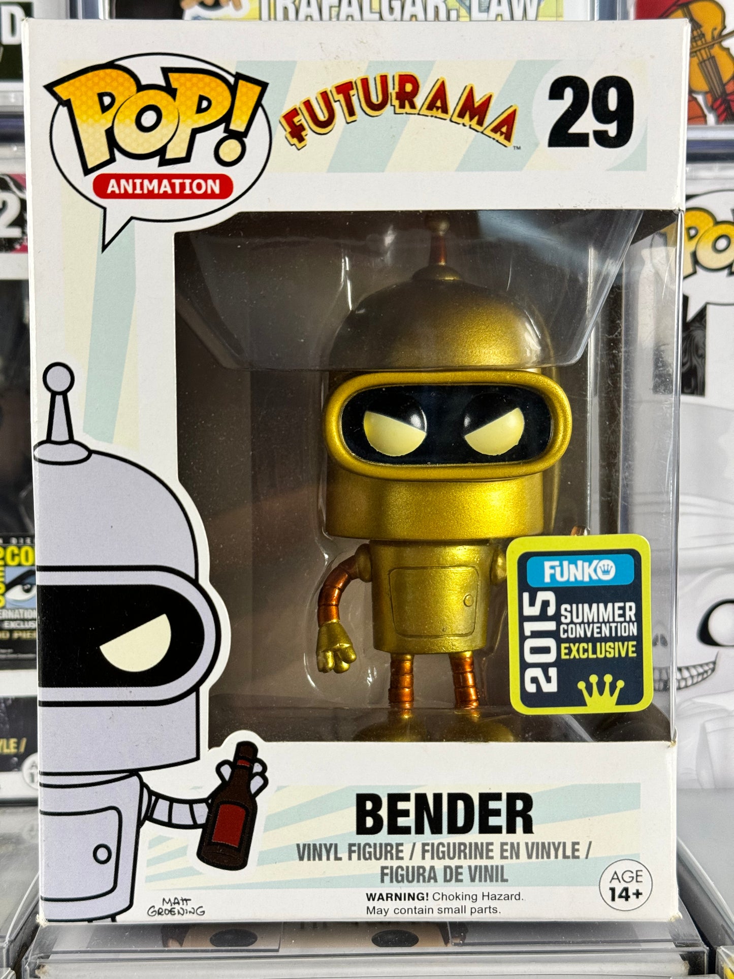 Futurama - Bender (Gold) (29) 2015 Summer Convention Vaulted