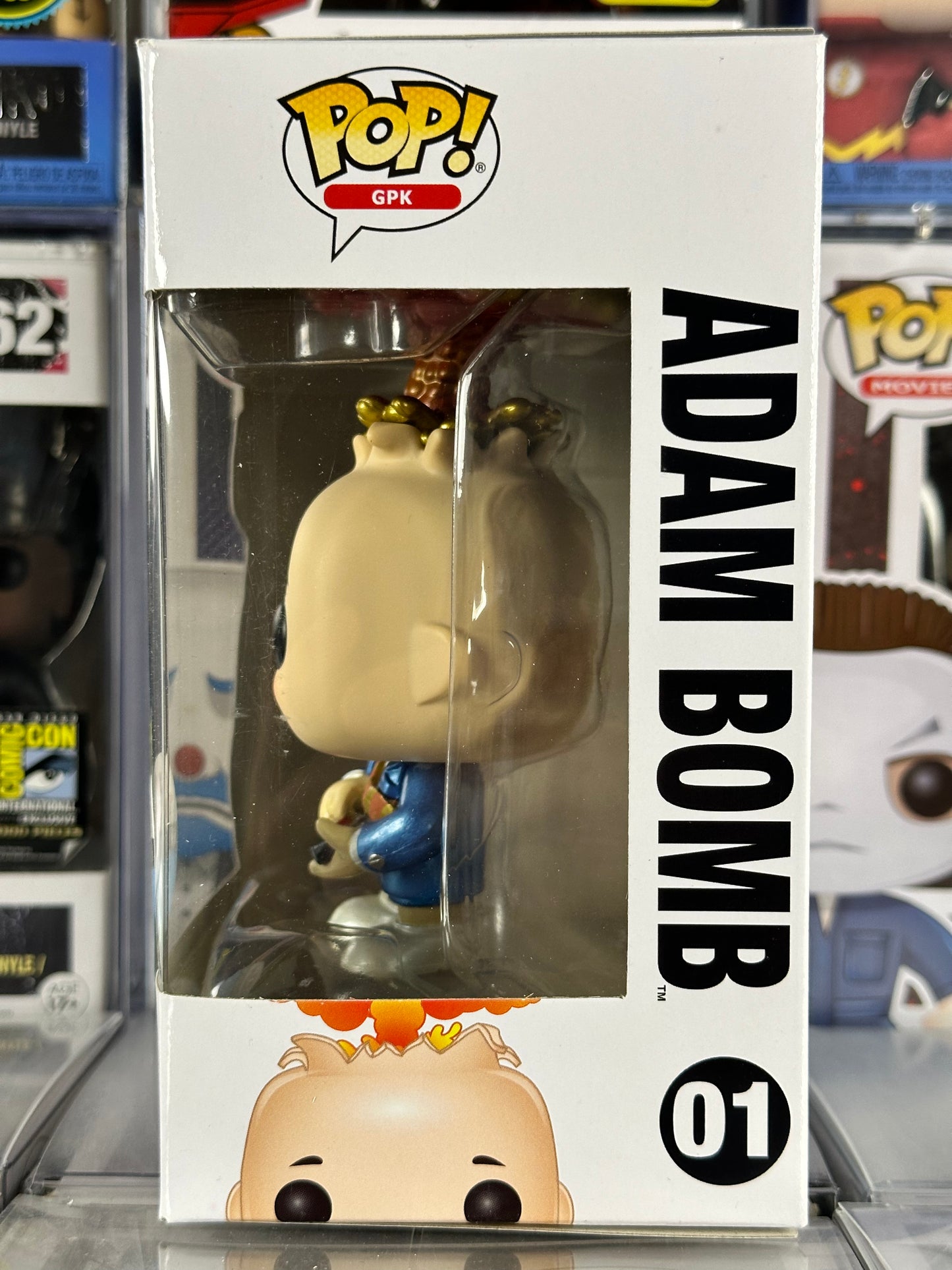 Garbage Pail Kids - Adam Bomb (Metallic) (01) Vaulted Toy Tokyo 2018 NYCC Exclusive