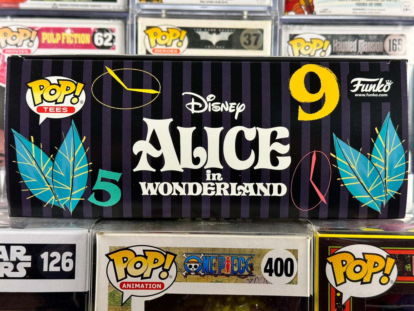 Disney Alice In Wonderland - White Rabbit (w/ Watch) Pop & 2XL Tee Box Set (Flocked) (1062) Target Exclusive