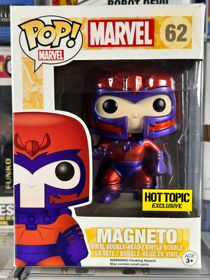 Marvel - Magneto (Metallic) (62) Vaulted Hot Topic Exclusive
