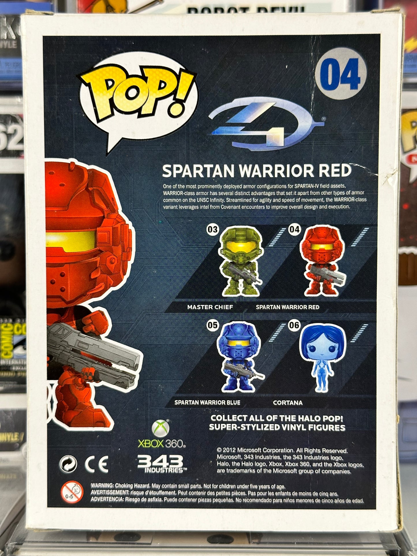 Halo 4 - Spartan Warrior Red (04) Vaulted