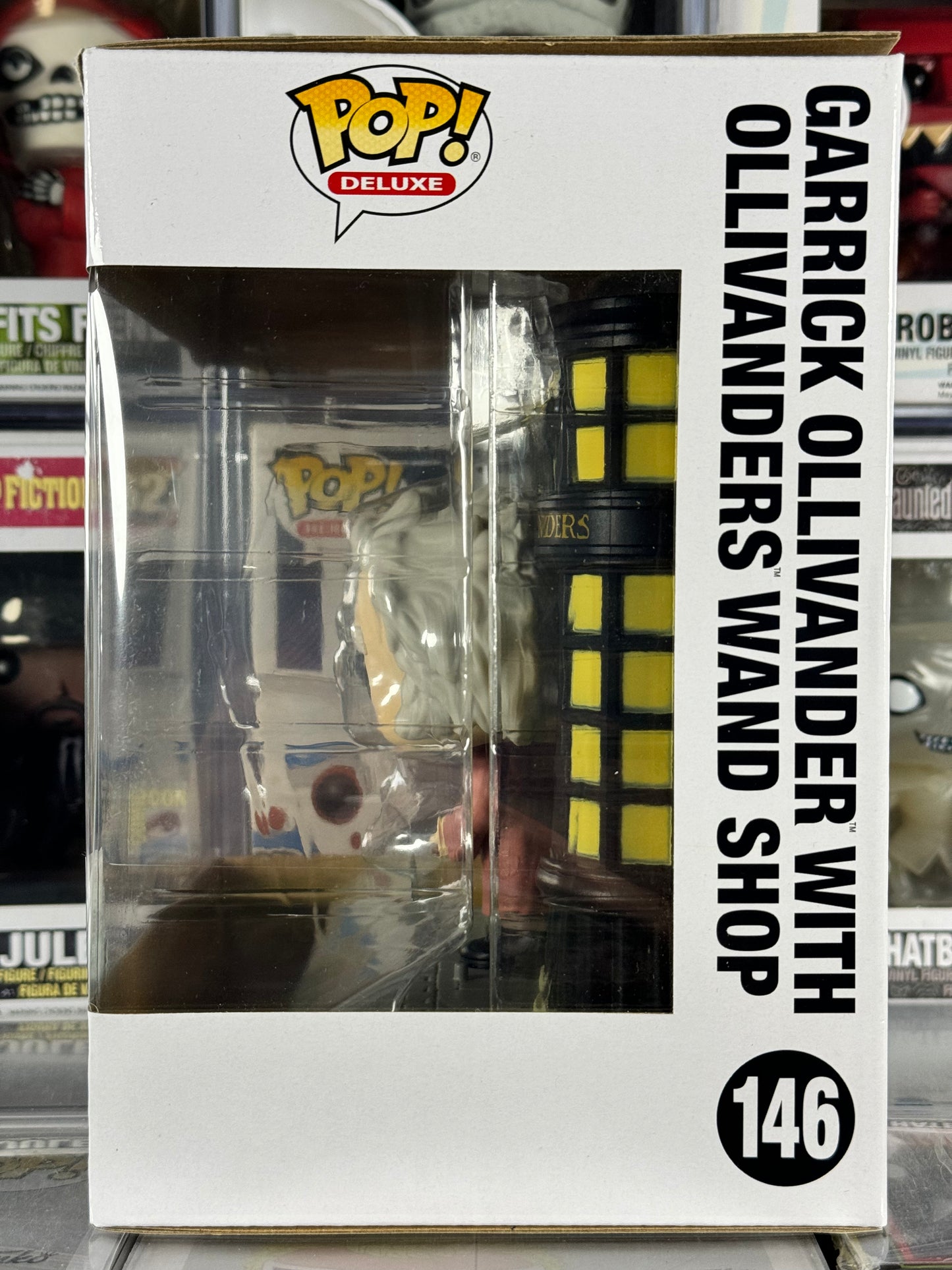 Palabra mágica de Harry Potter - Deluxe - Garrick Ollivander con tienda de varitas de Ollivander (146) Edición limitada Funkon 2022