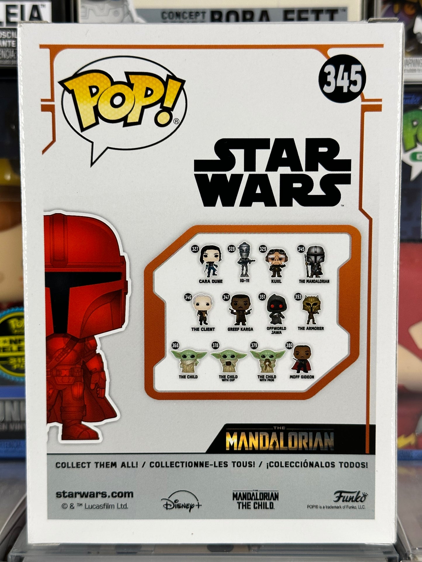 Star Wars - El Mandaloriano (Chome Rojo) (345)
