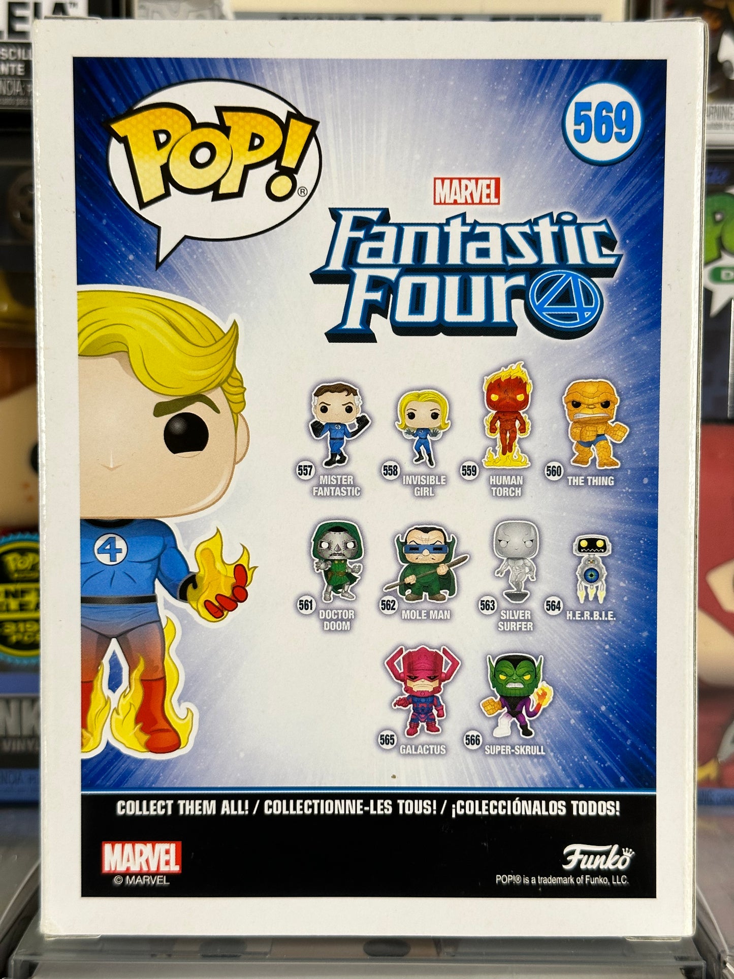 Marvel Los Cuatro Fantásticos - Antorcha Humana (569) Bóveda