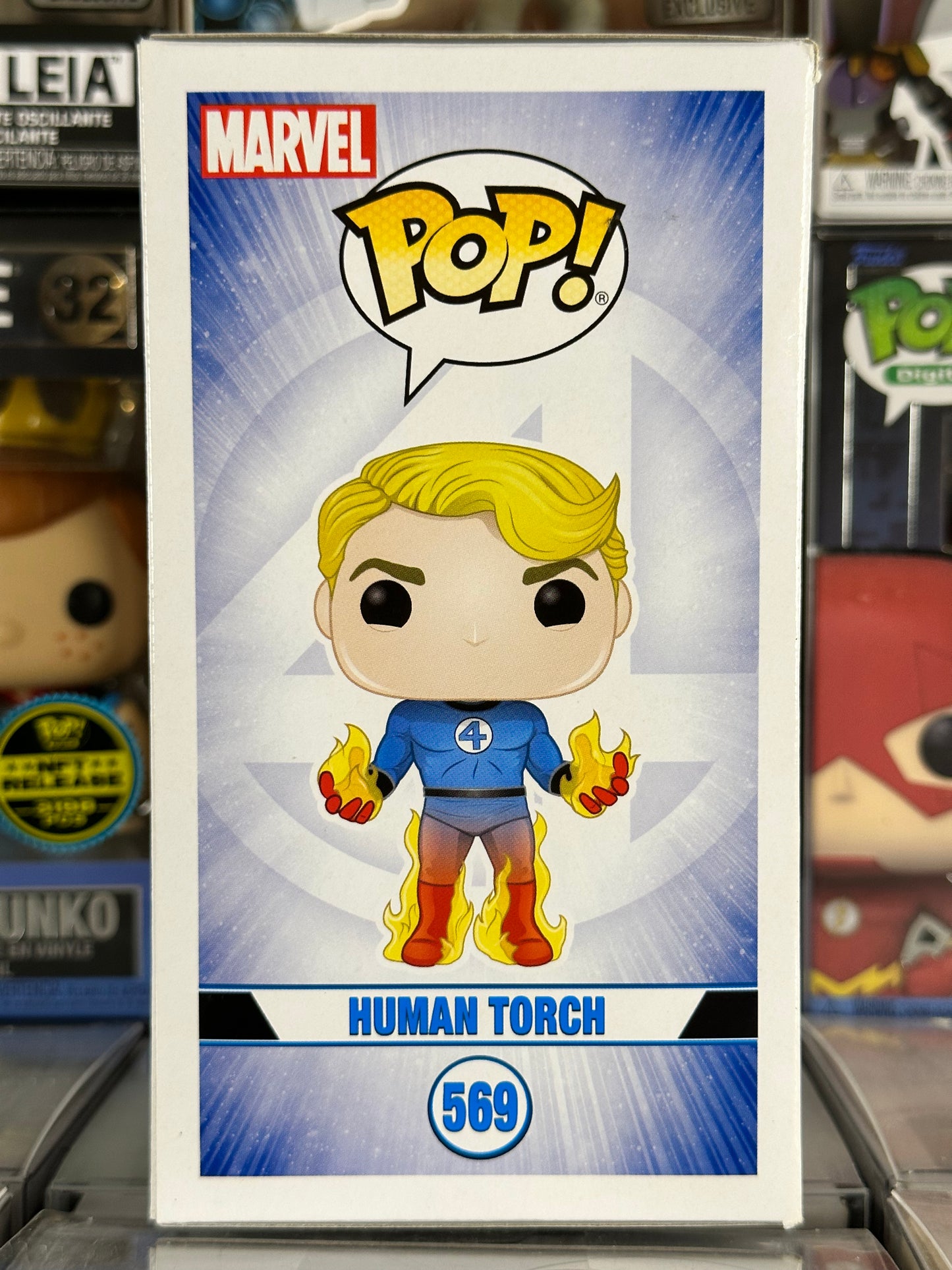 Marvel Los Cuatro Fantásticos - Antorcha Humana (569) Bóveda