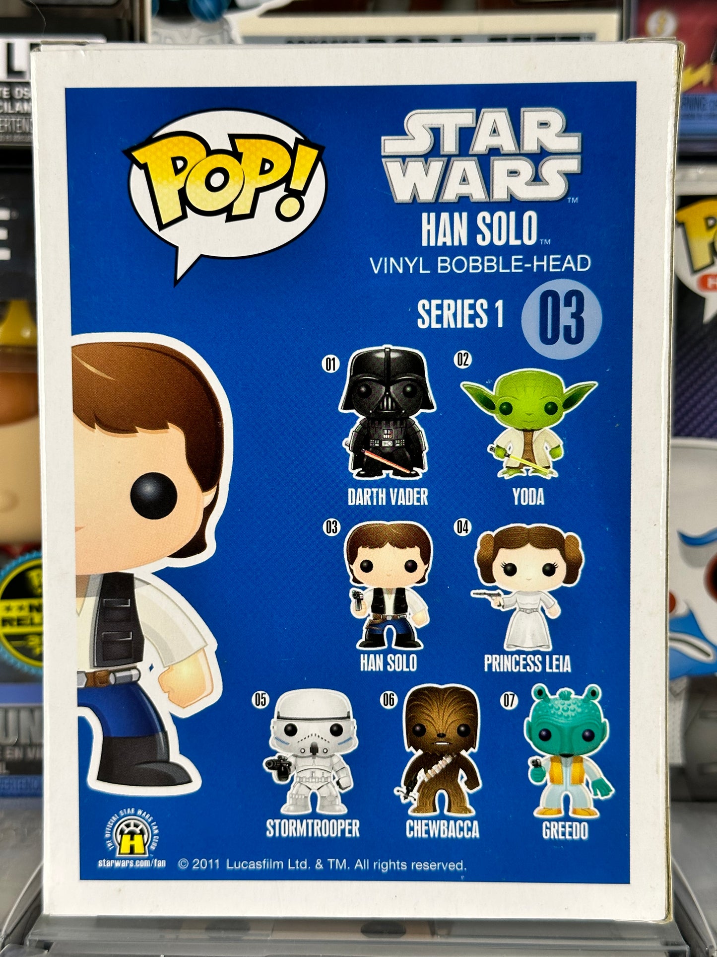 Star Wars - Han Solo (03) (Blue Box, Large Font, 1st Release) Vaulted